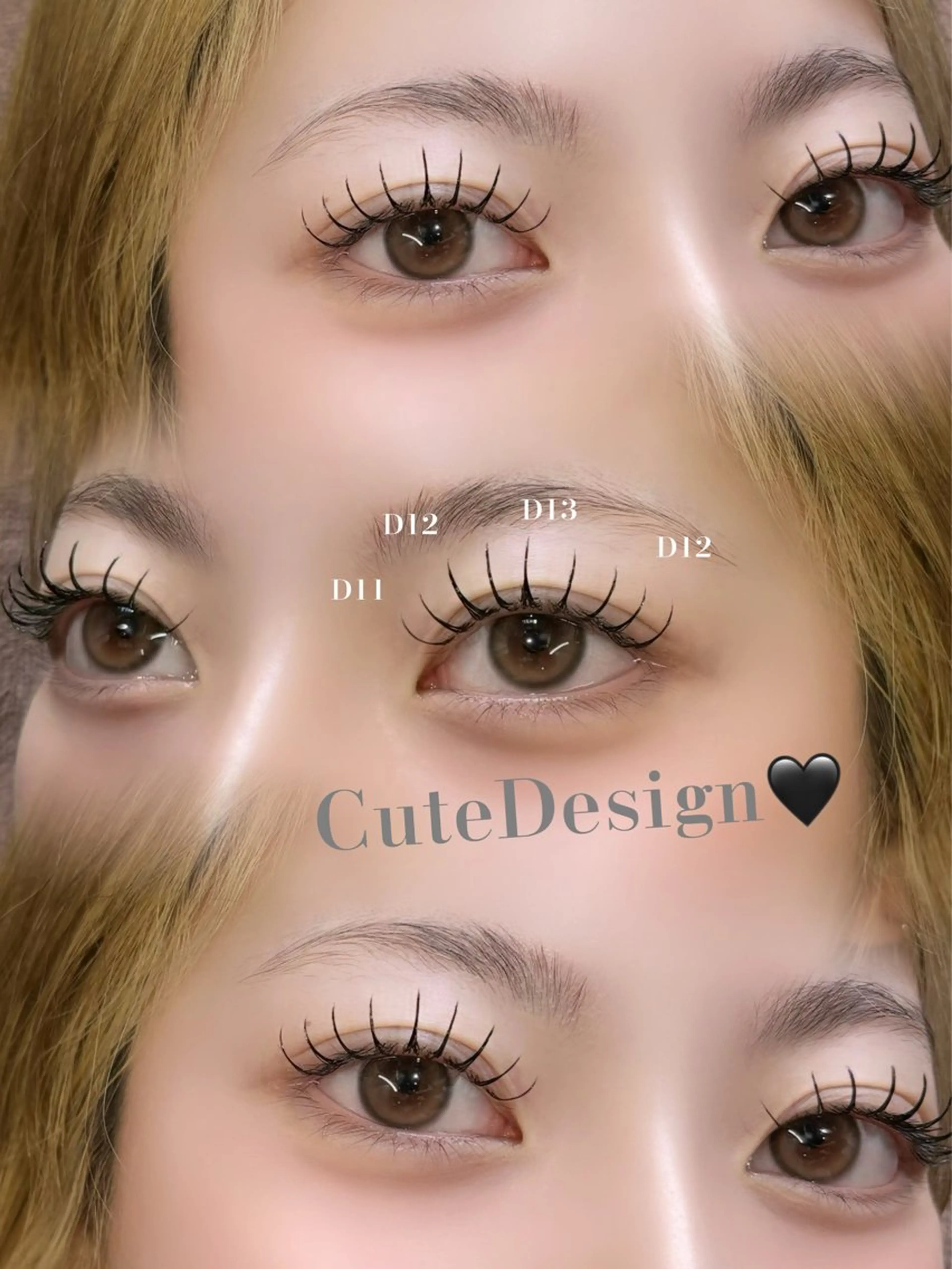 【その場で次回予約限定♡♡】束感フラットラッシュ80~100本🐈⬛🎶の写真