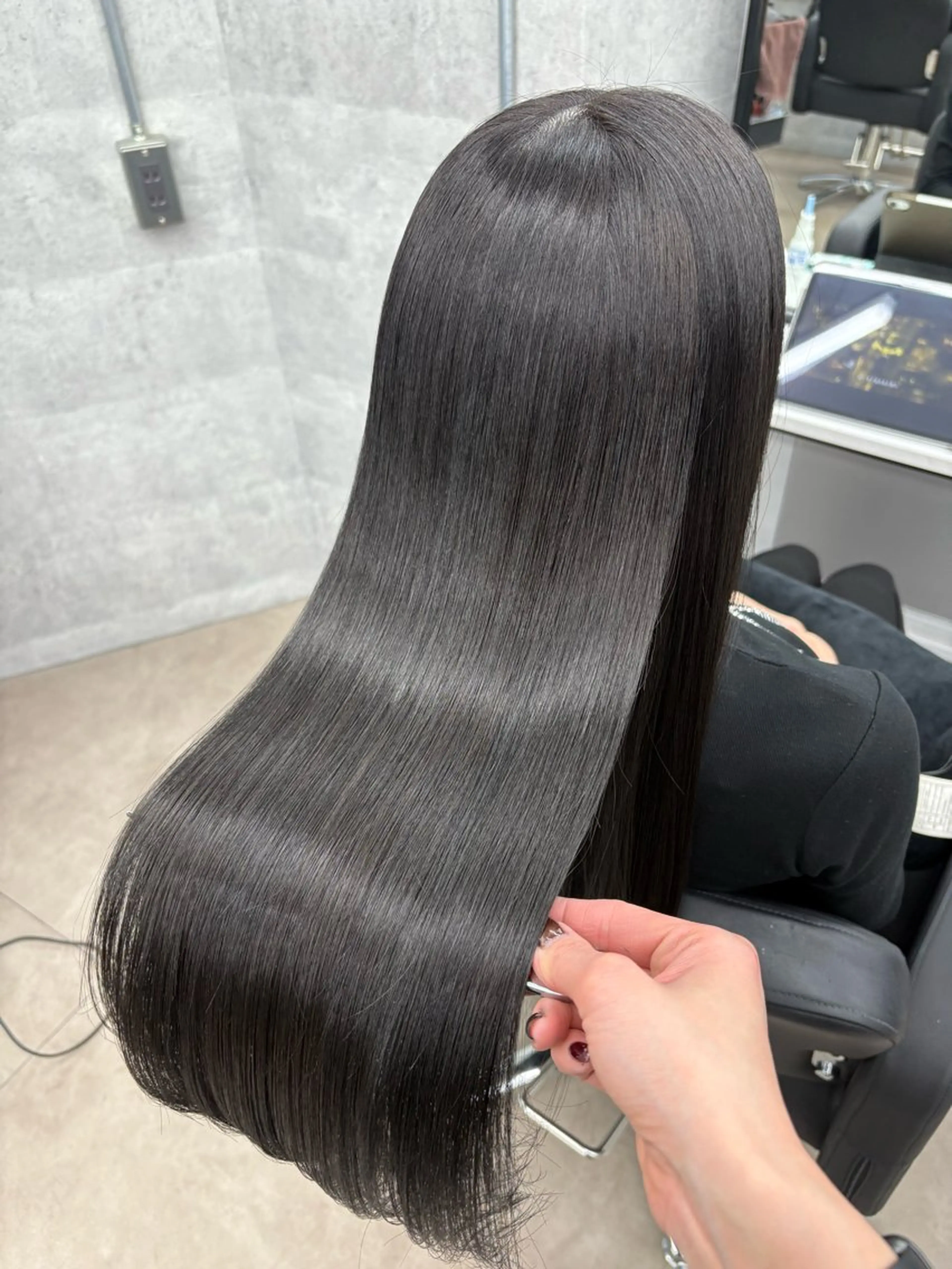 ロング カラー 髪質改善/レイヤー カット/店長/原島のヘアスタイル