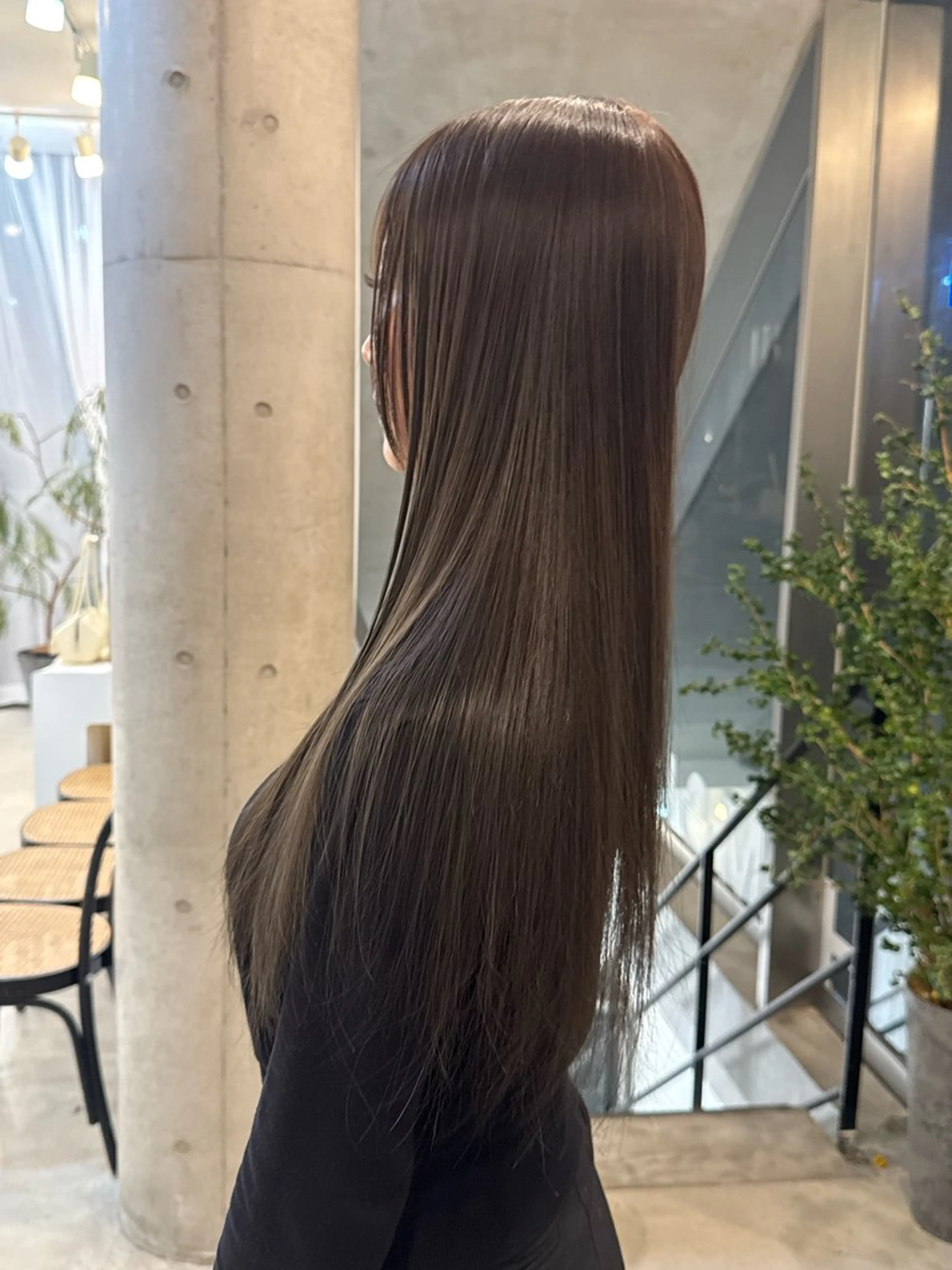 ロング ヘアカラー ｔa k k e ｙｕのヘアスタイル