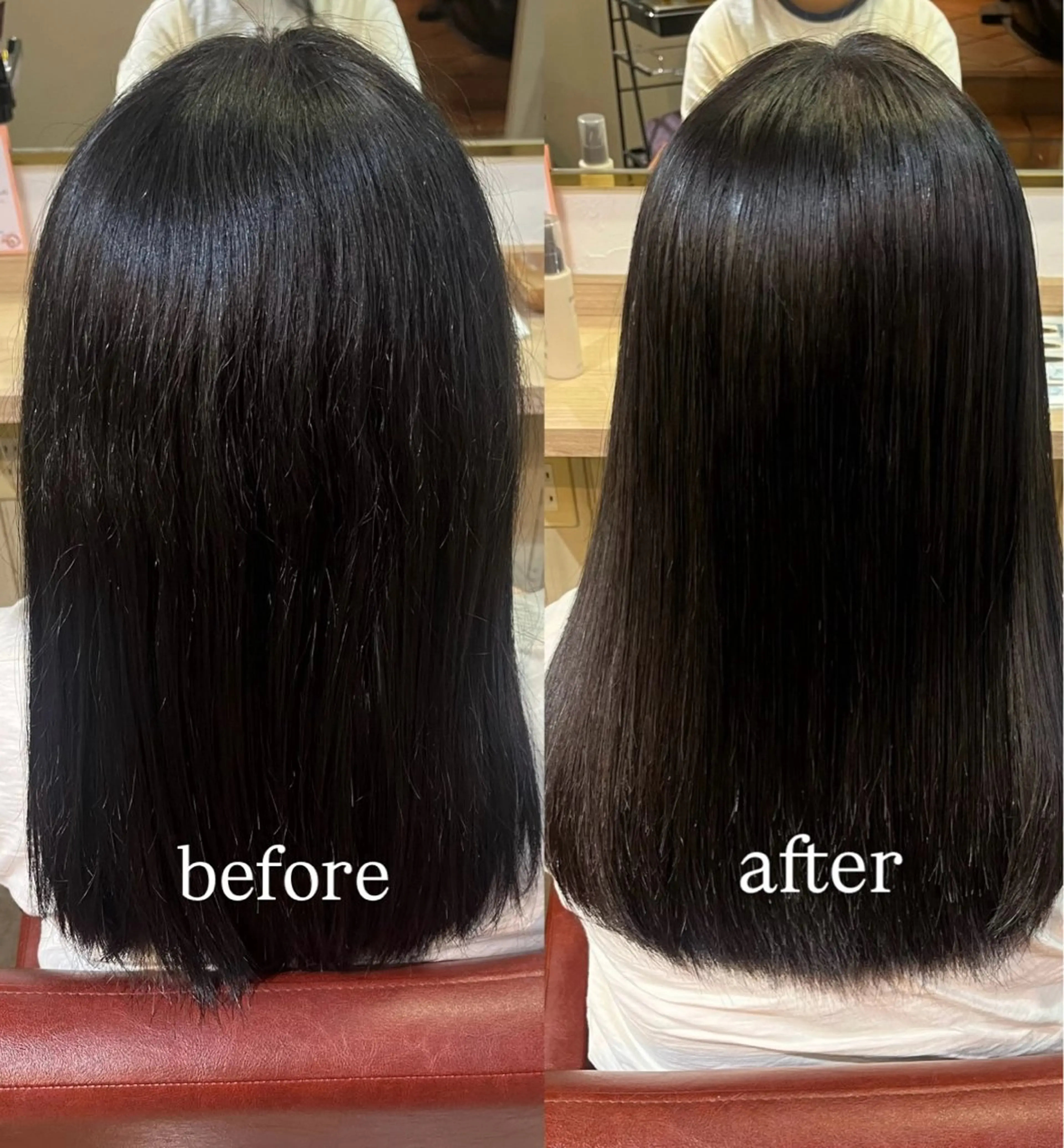 縮毛矯正 くろたき まほのヘアスタイル