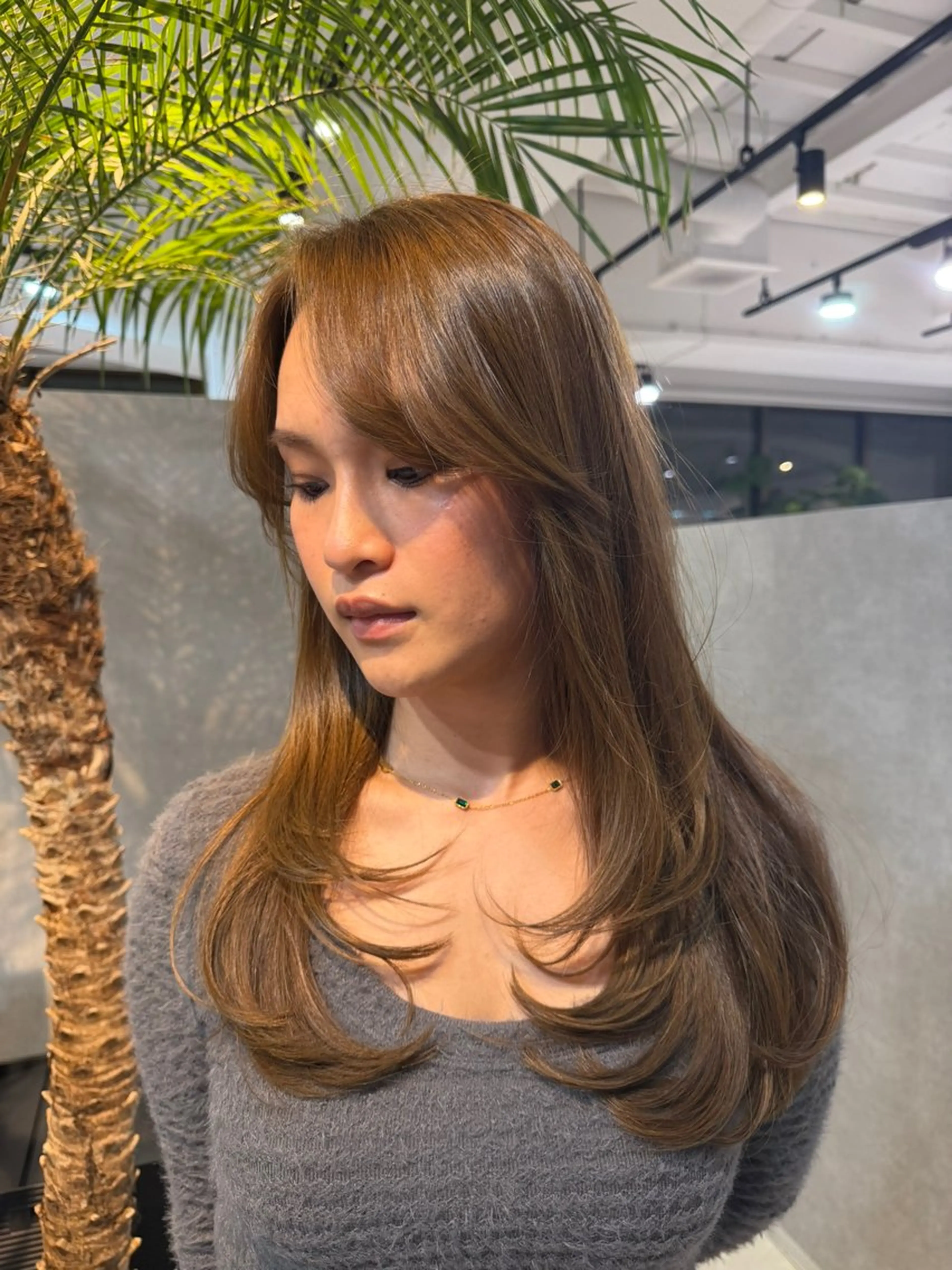 ロング Merlyosaka 早川未来のヘアスタイル