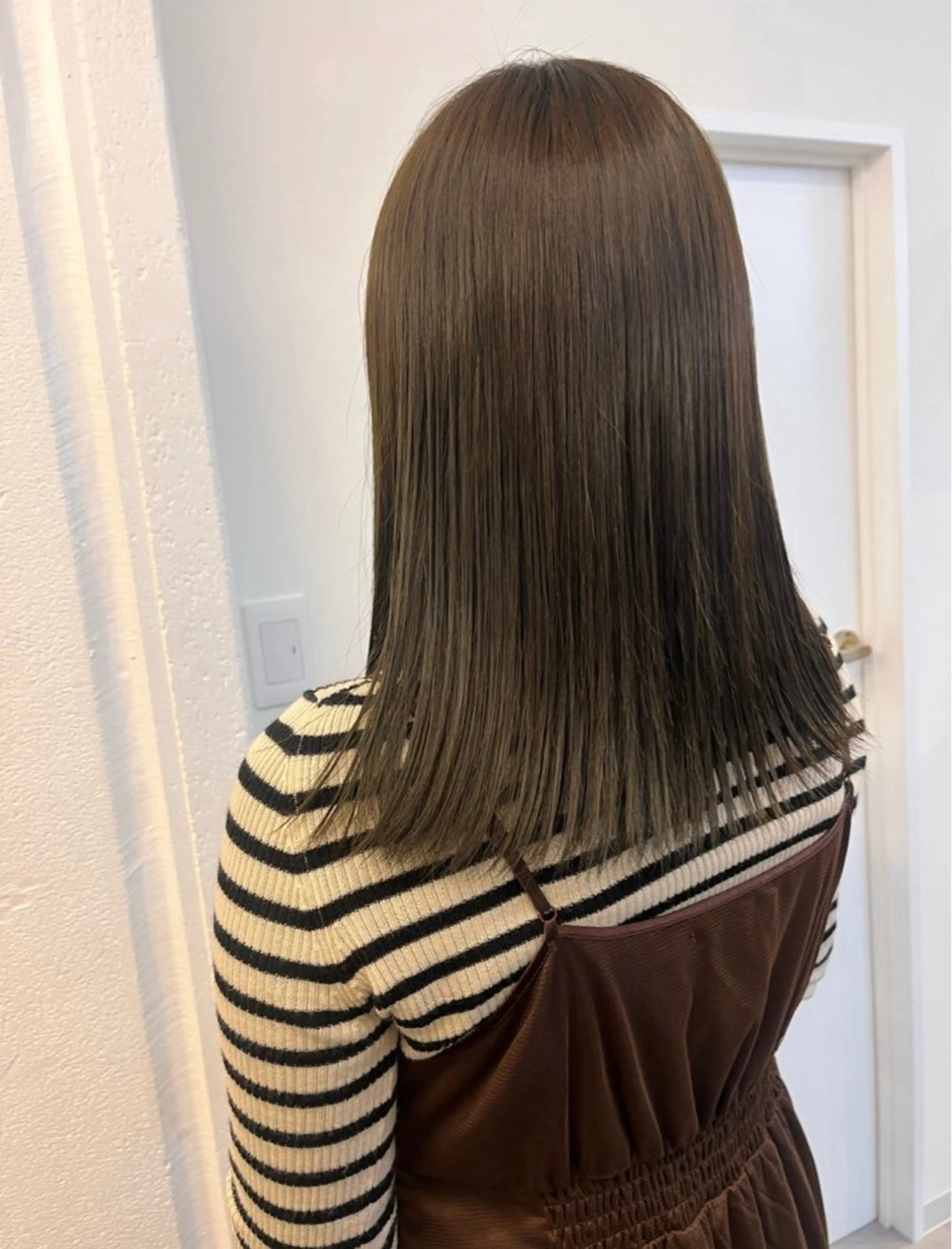 カラー オリーブカラー haruhi/暖色 ☀️透明感カラーのヘアスタイル