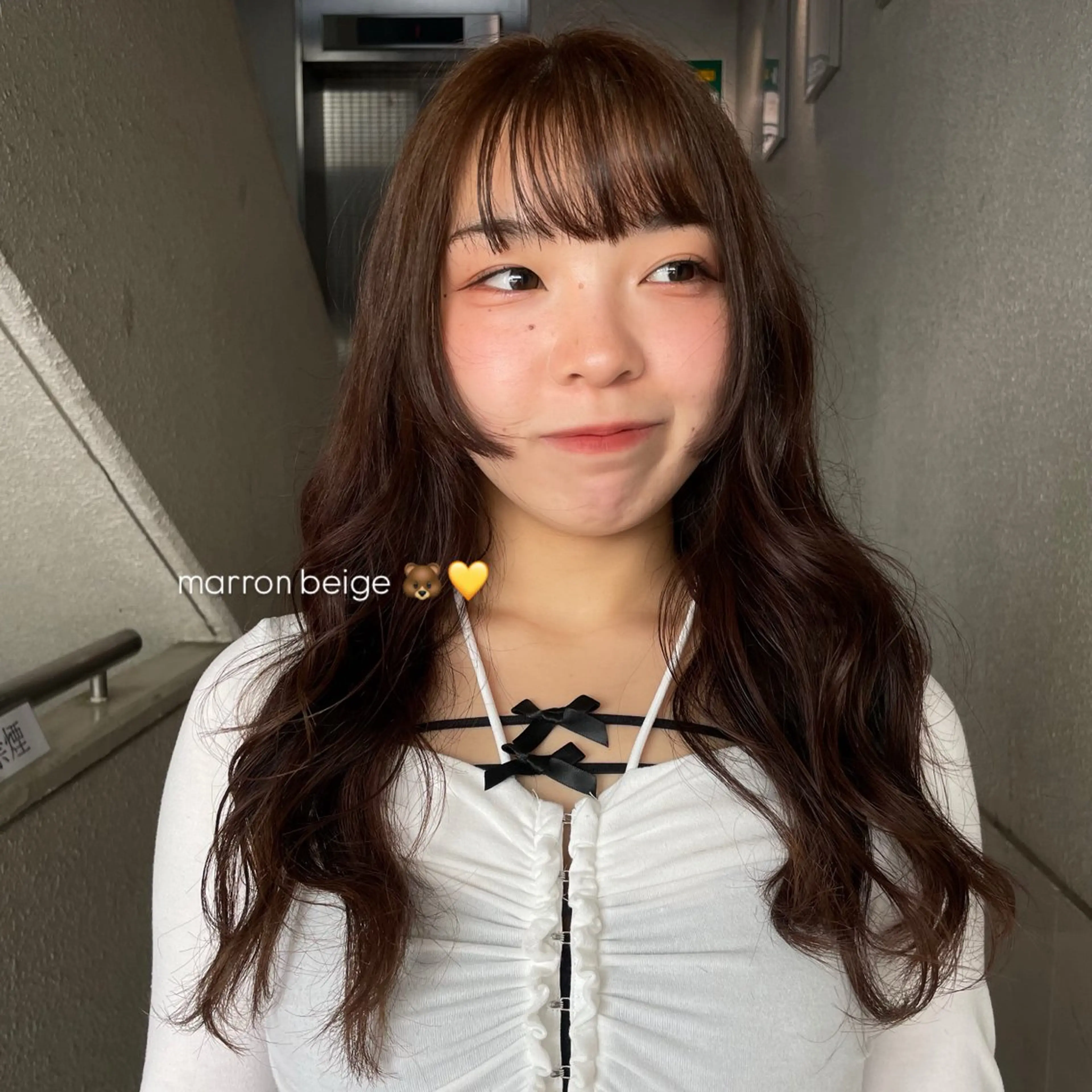 ロング カラー ブラウンカラー ダブルカラー ヘアカラー こいき/赤味消し /艶カラー🎀✨のヘアスタイル