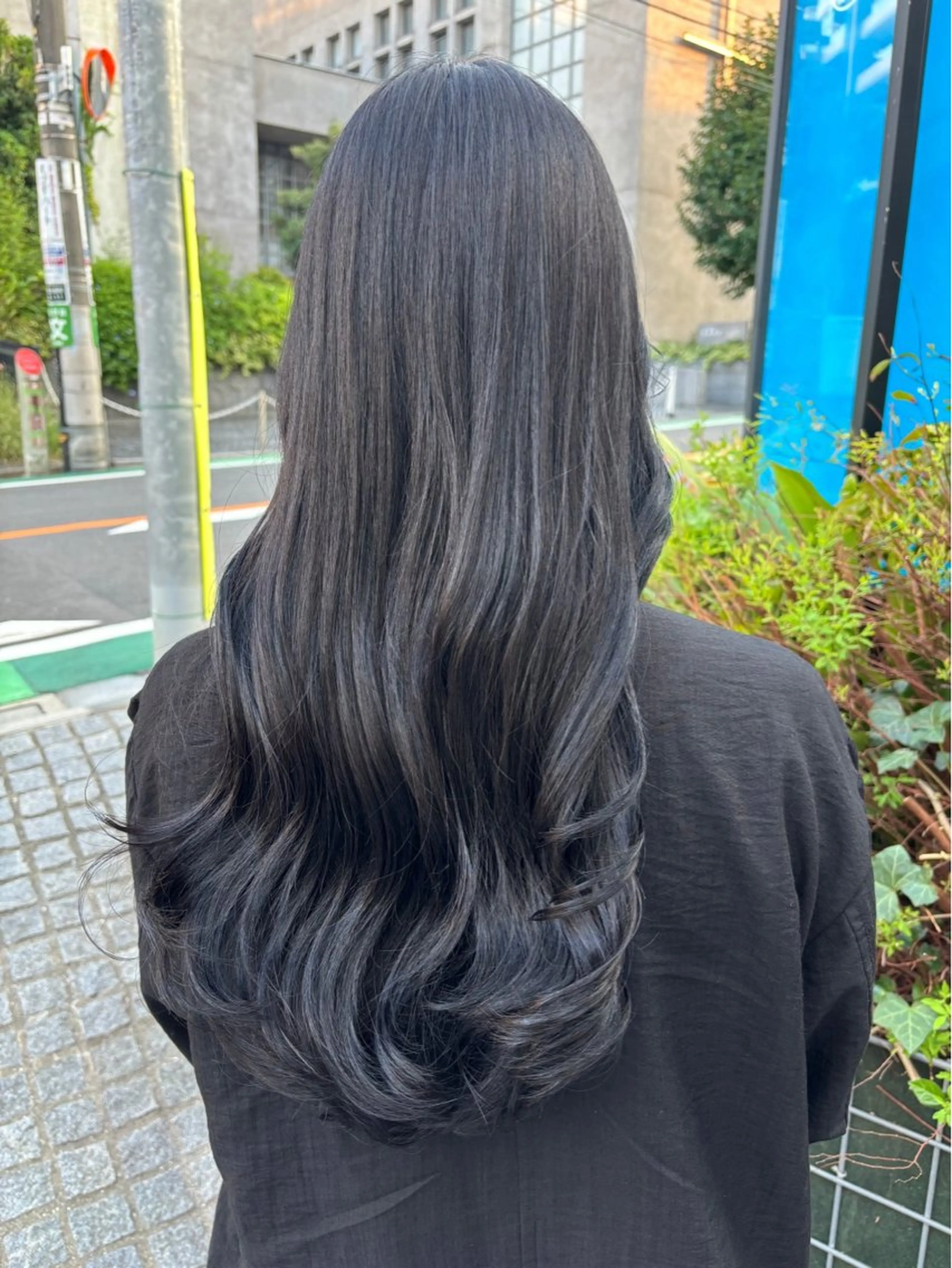 ロング カラー パーソナルカラー໒꒱ 顔タイプ/石塚わかなのヘアスタイル