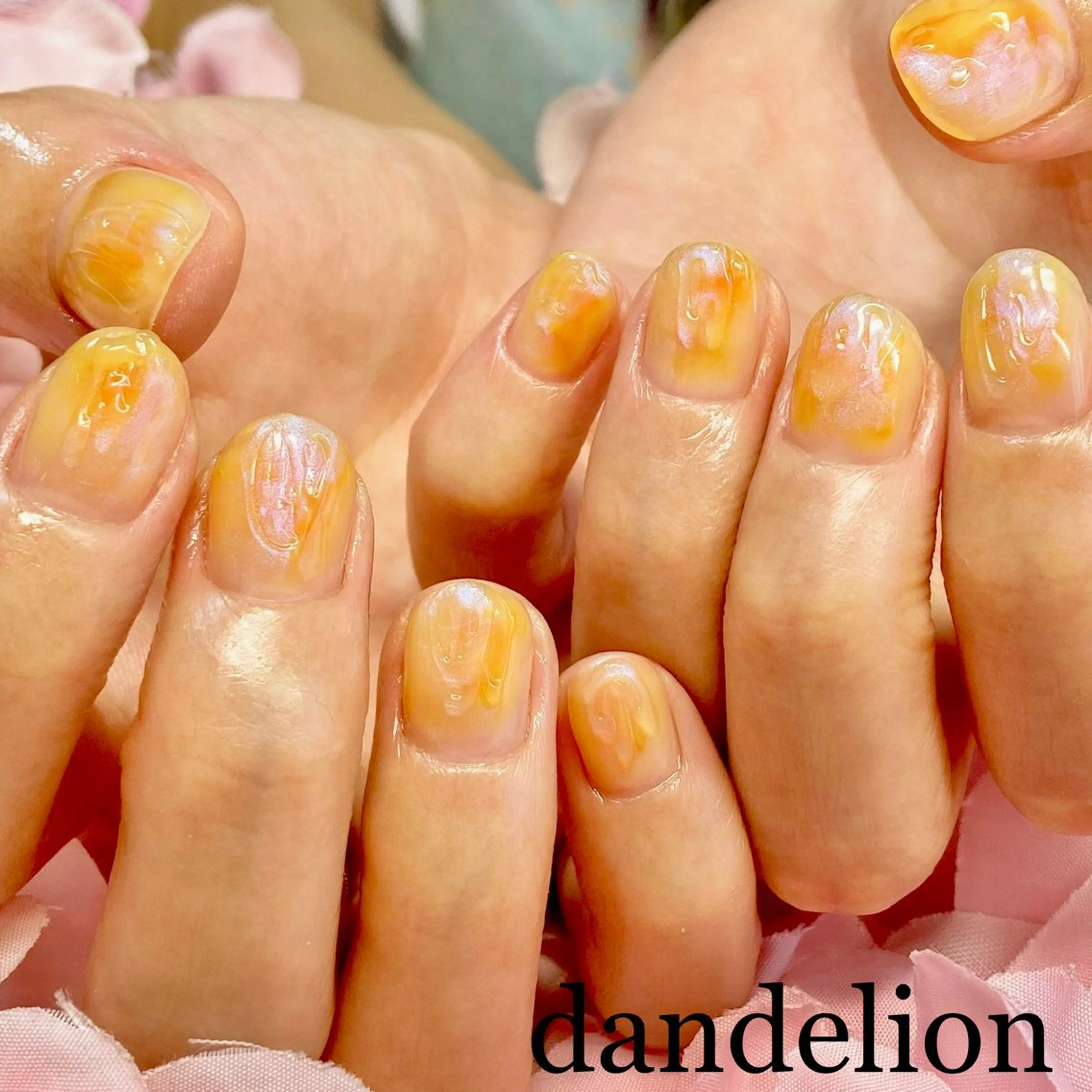 ネイル ハンドネイル ハンドケア dandelion ダンデライオンのネイルデザイン