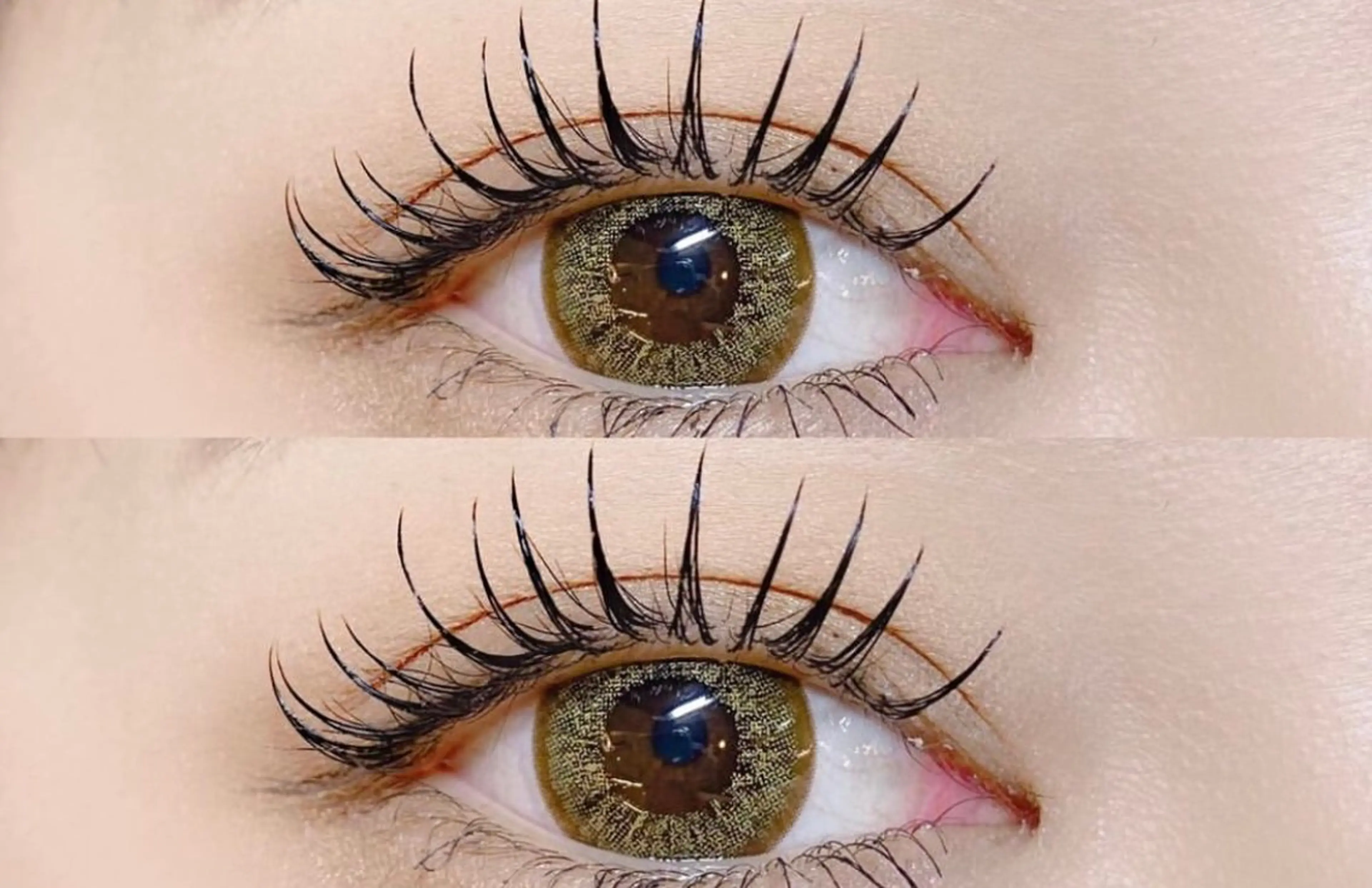 【OPEN限定LED無料】韓国束感&最高持続力★フラットラッシュ140本¥5980【17時以降/土日㊗️+550円】の写真