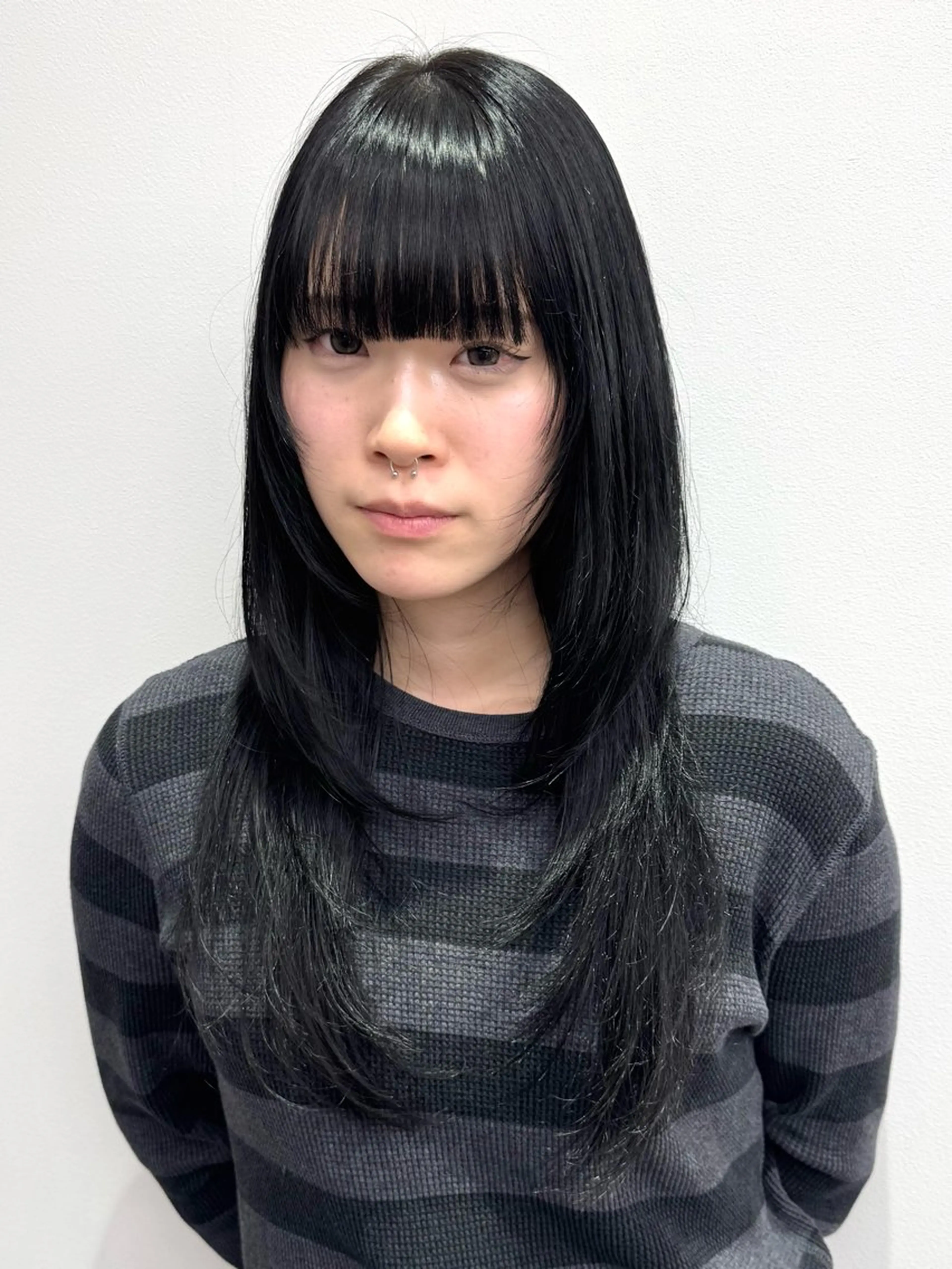ロング レイヤーカット カット けー すけのヘアスタイル