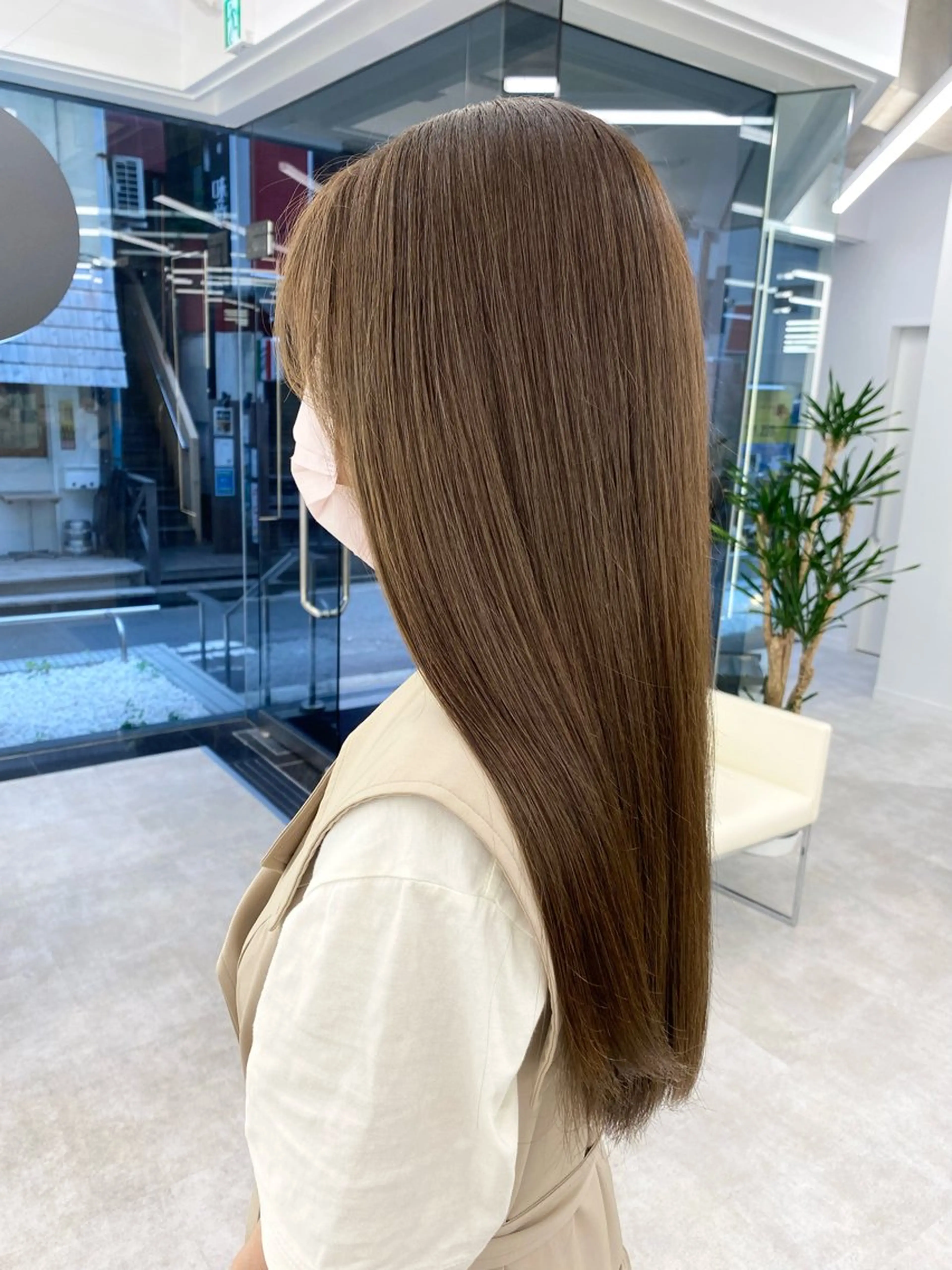 💎4月限定クーポン💎 ✨ブリーチなしダブルカラー✨トーンアップカラー ＋ 透明感カラー ＋ 艶トリートメントの写真