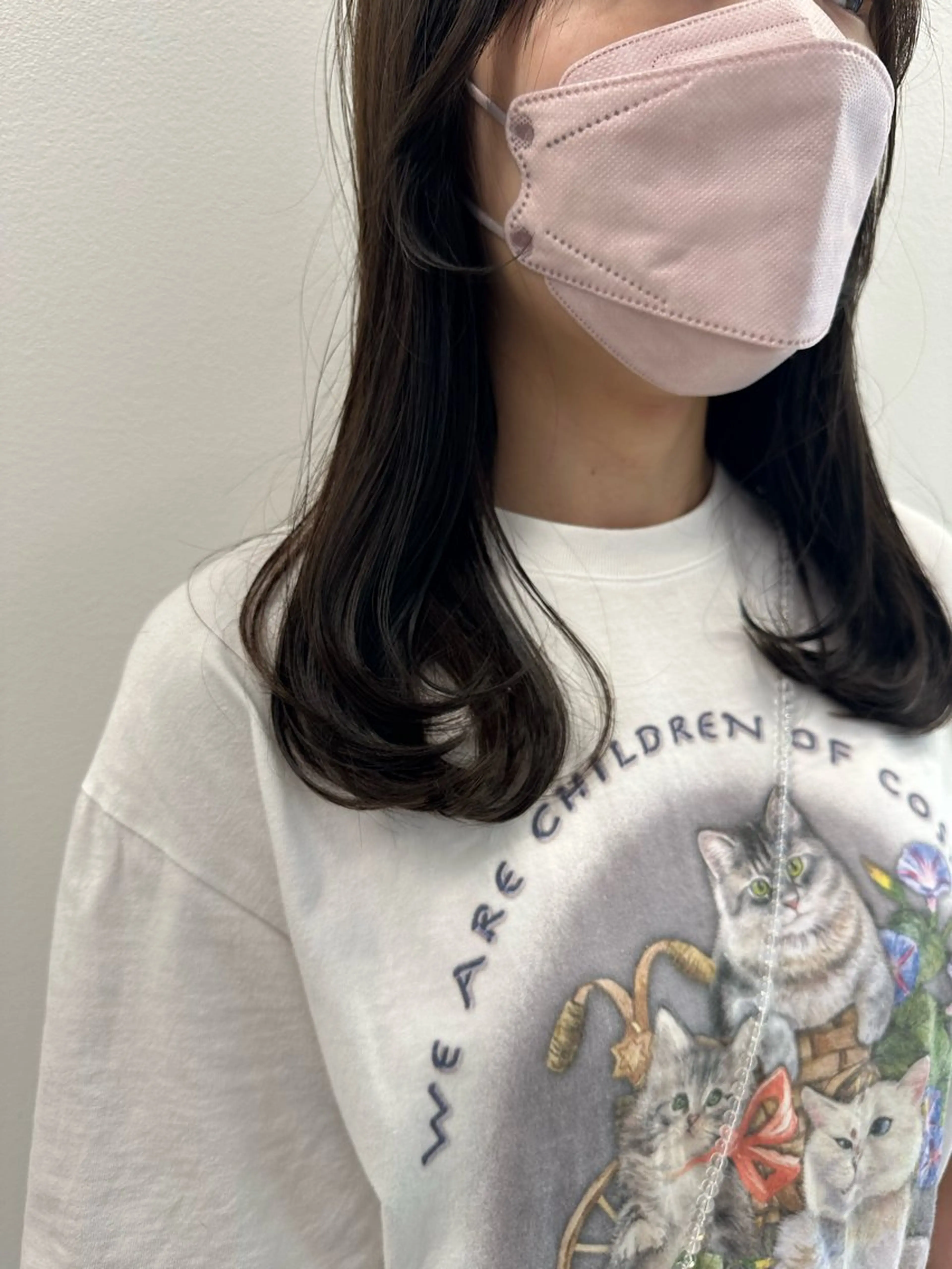 セミロング カット ヘアカラー トリートメント 髪質改善/韓国/ ヘアセット/夏美のヘアスタイル