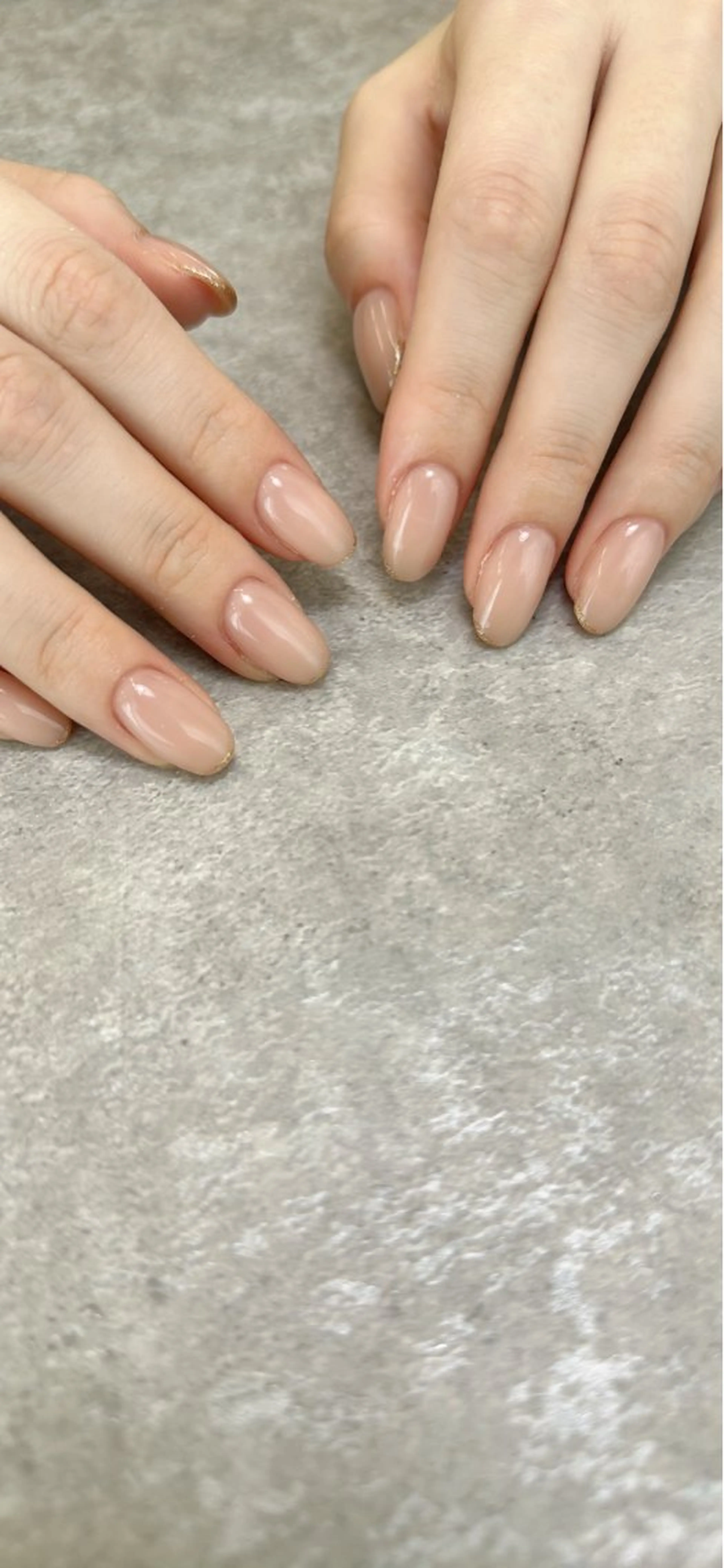 ネイル ラメ(グリッター) オフィスネイル シンプルネイル ハンドネイル Yukino .のネイルデザイン