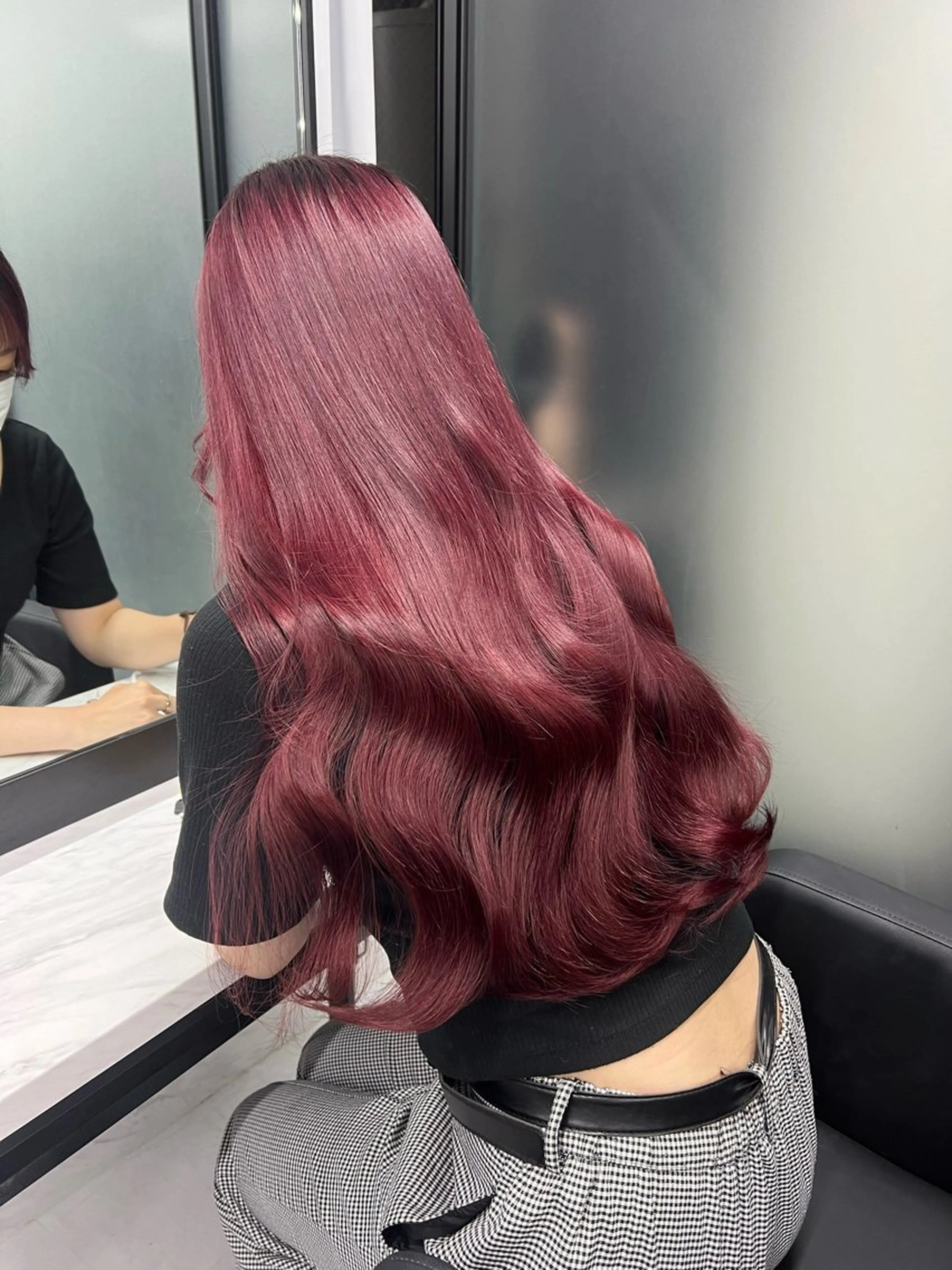 🍒似合わせカット＋ブリーチなしダブルカラー＋美潤トリートメント🍒の写真