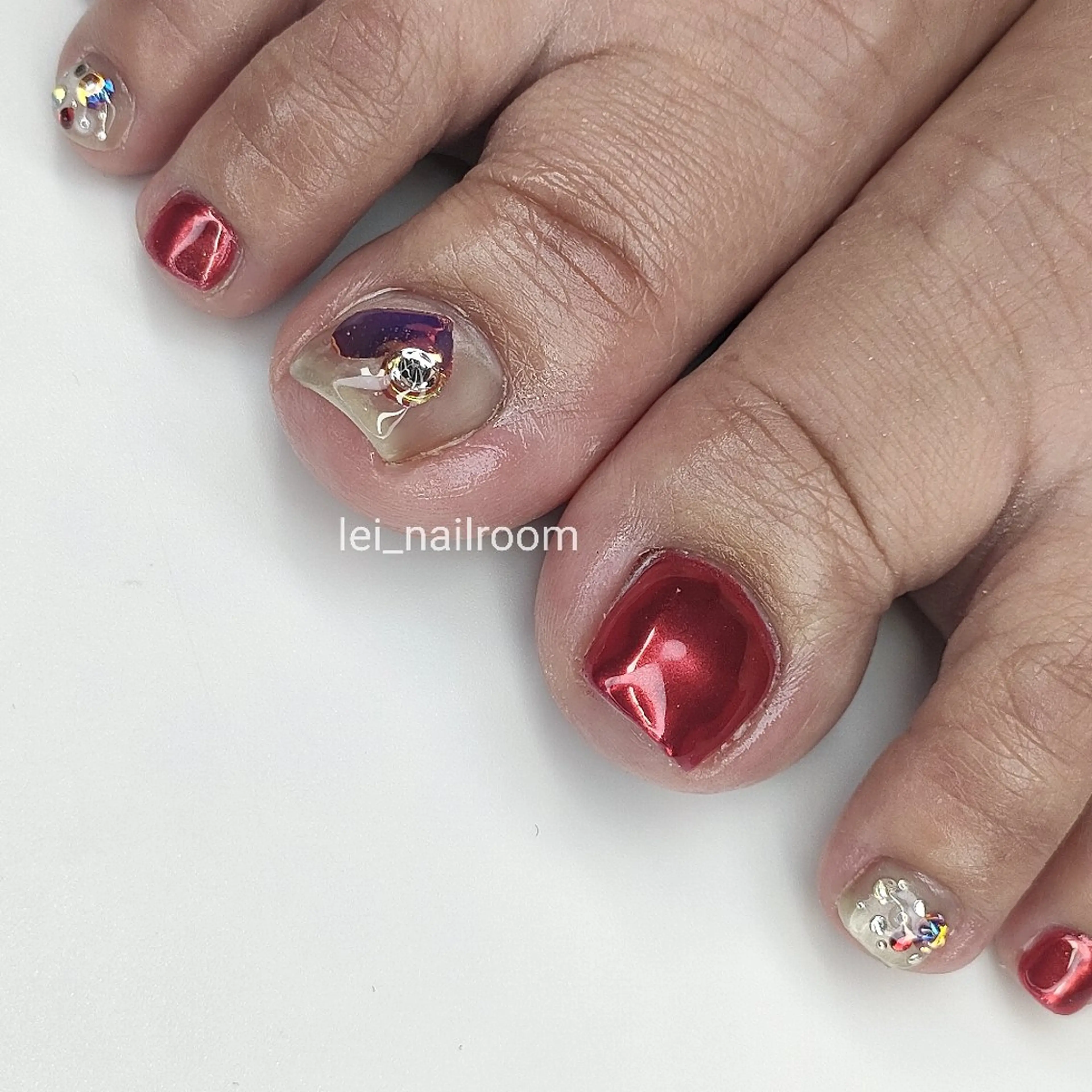 ネイル フットネイル lei🌼 nailroomのネイルデザイン