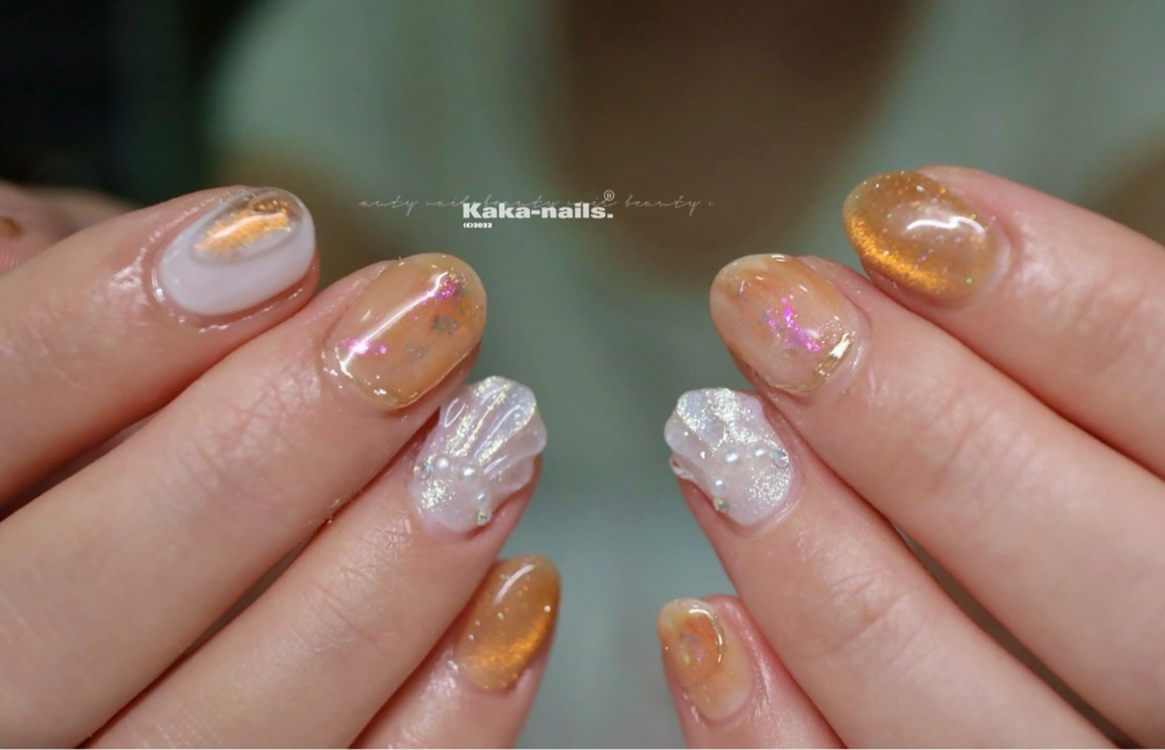 ネイル 夏ネイル Kaka Nailsのネイルデザイン