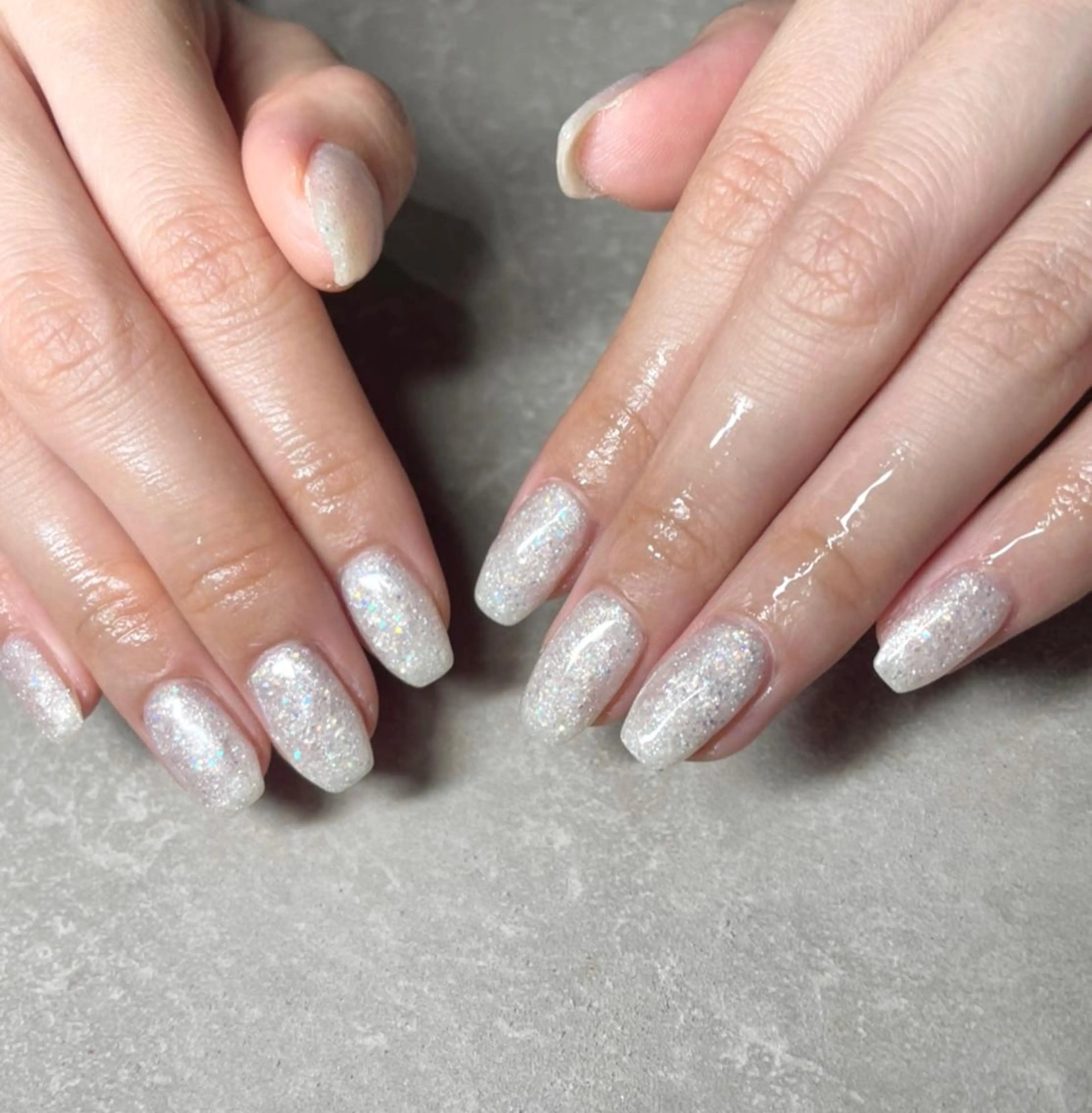 ネイル ラメ(グリッター) LINXS aosaのネイルデザイン