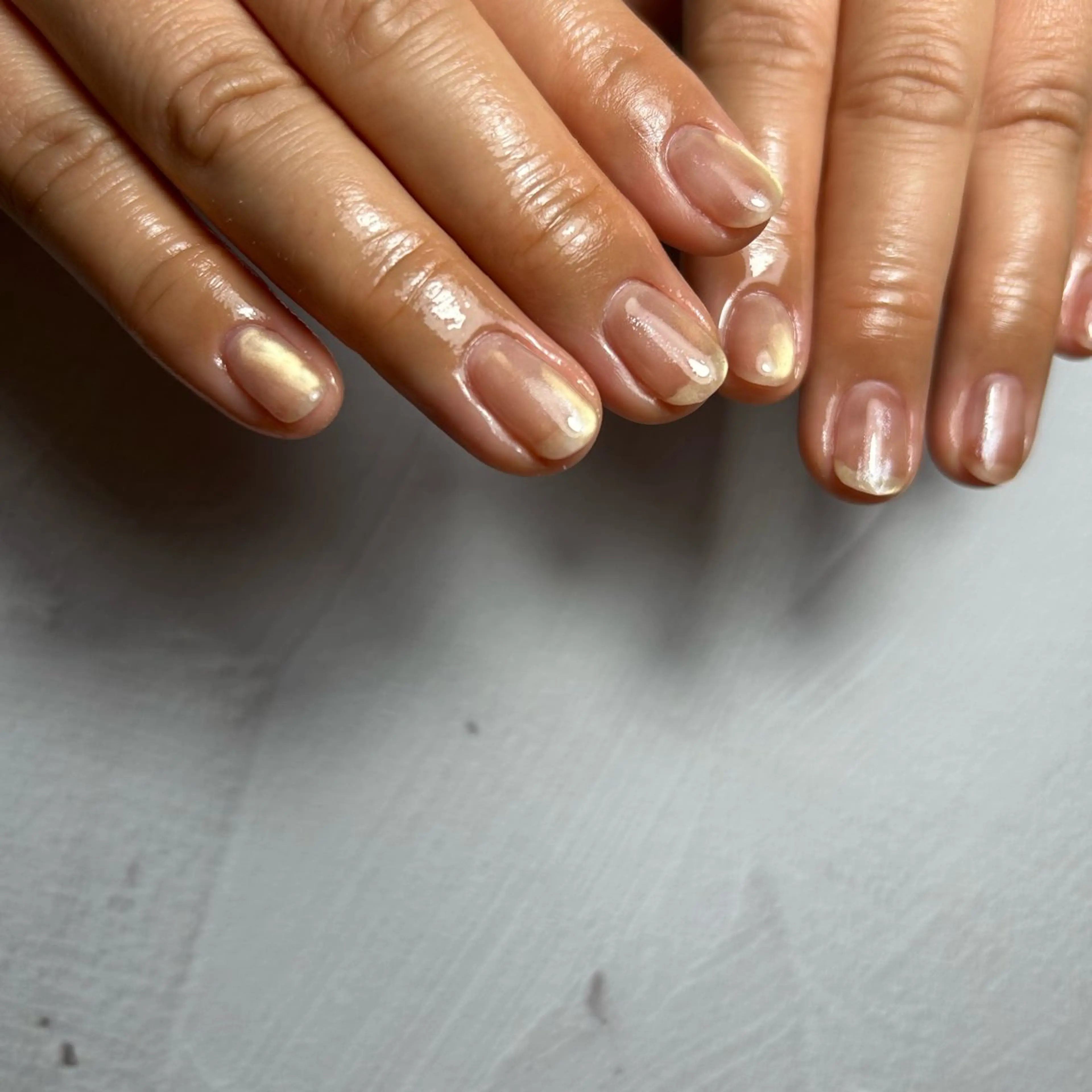 ネイル マグネットネイル 春ネイル soa.Aika 自爪育成のネイルデザイン