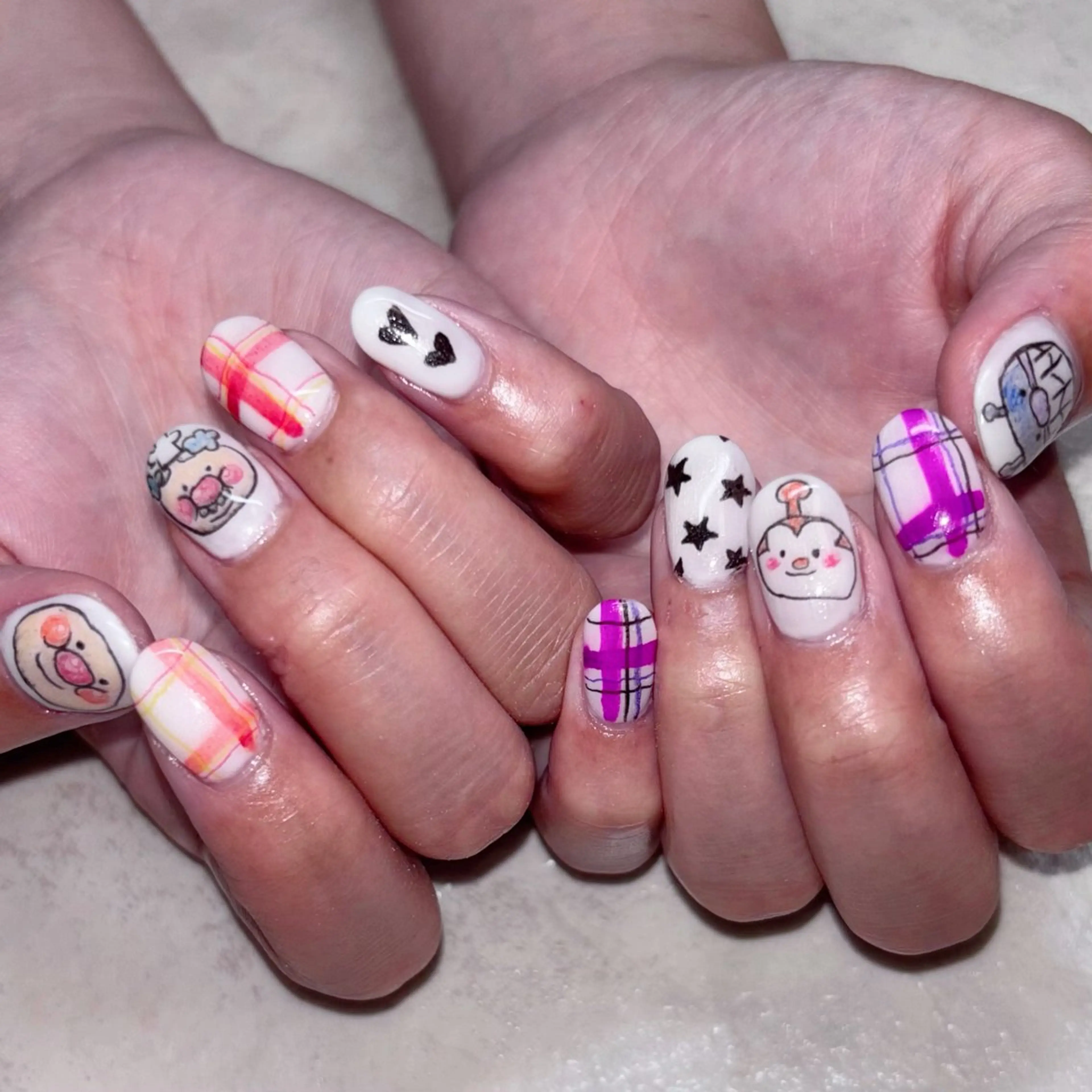 ネイル ハンドネイル mimi 高石桃朱のネイルデザイン