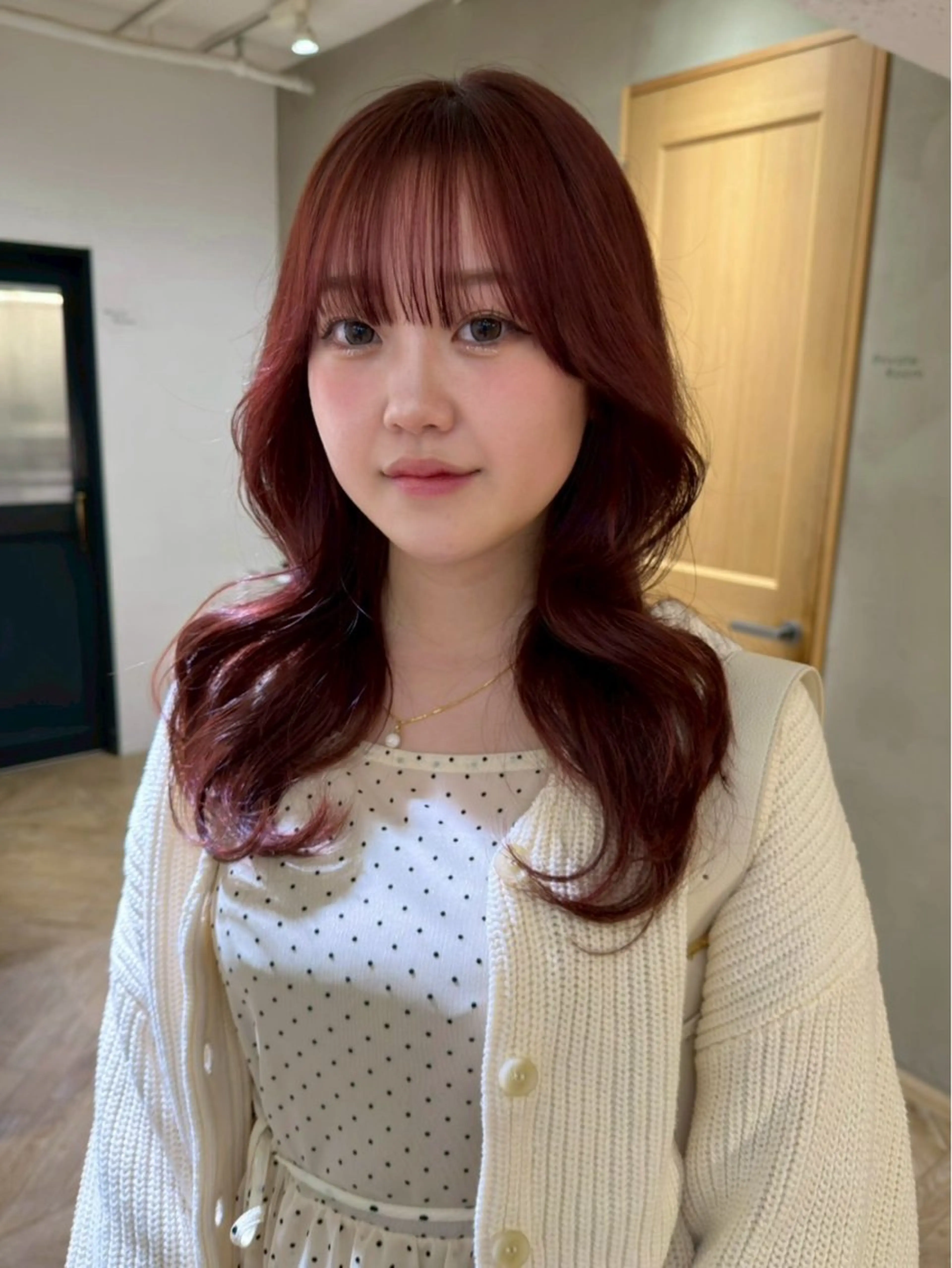 ロング カット ヘアカラー トリートメント レイヤーカット ✨️奥田良太✨️のヘアスタイル