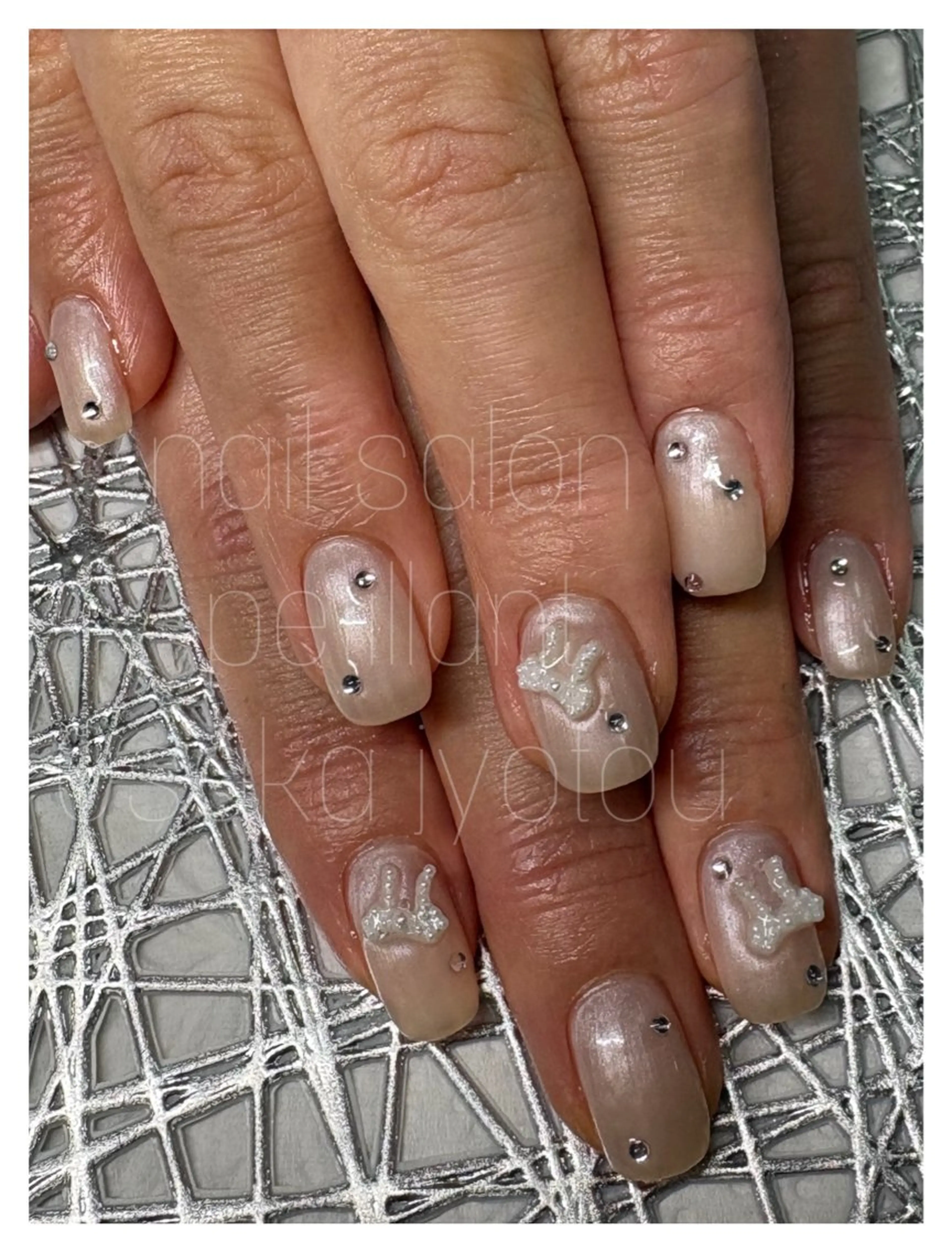 ネイル アートネイル 持ち込み nail salon petillantのネイルデザイン