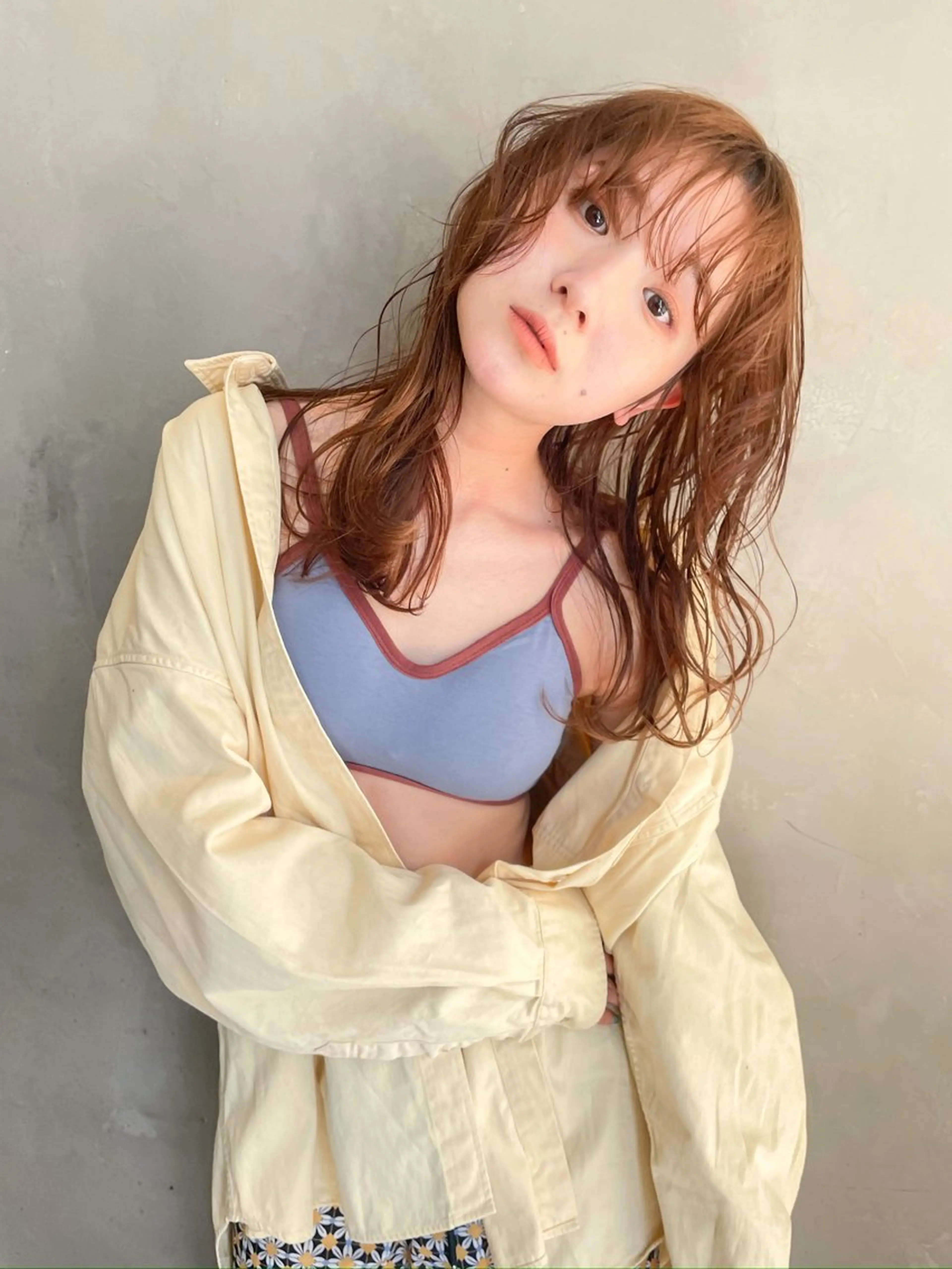 セミロング yukii しまむら のぞみのヘアスタイル