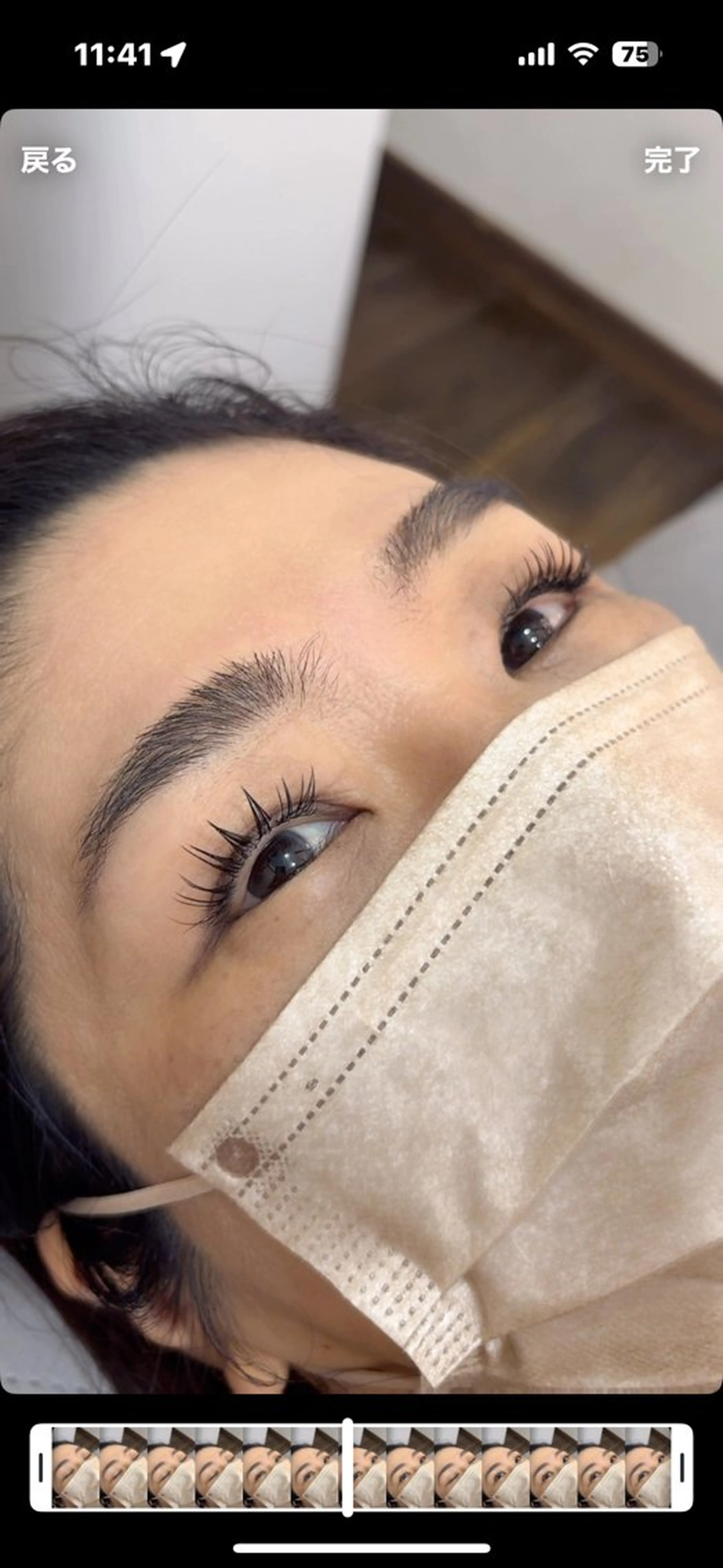 マツエク・マツパ Cカール 花 みきのマツエク・マツパデザイン