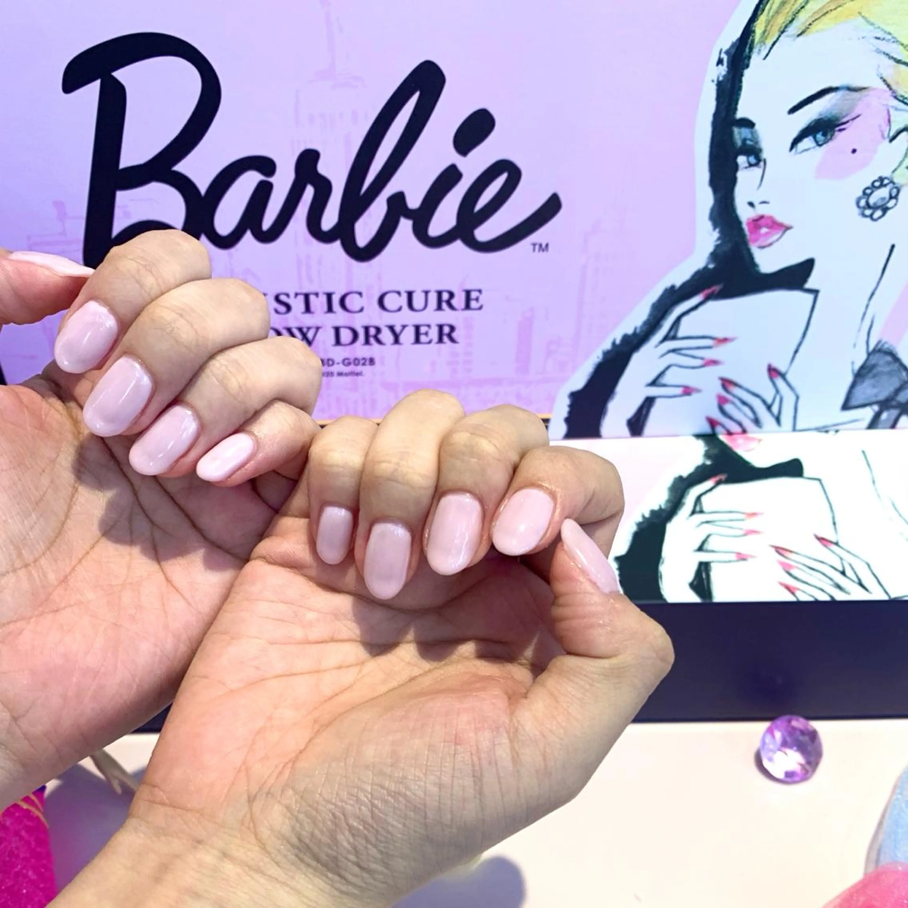 ネイル ワンカラーネイル ピンク ハンドネイル Kureha/ネイル トレンドヘアのマツエク・マツパデザイン