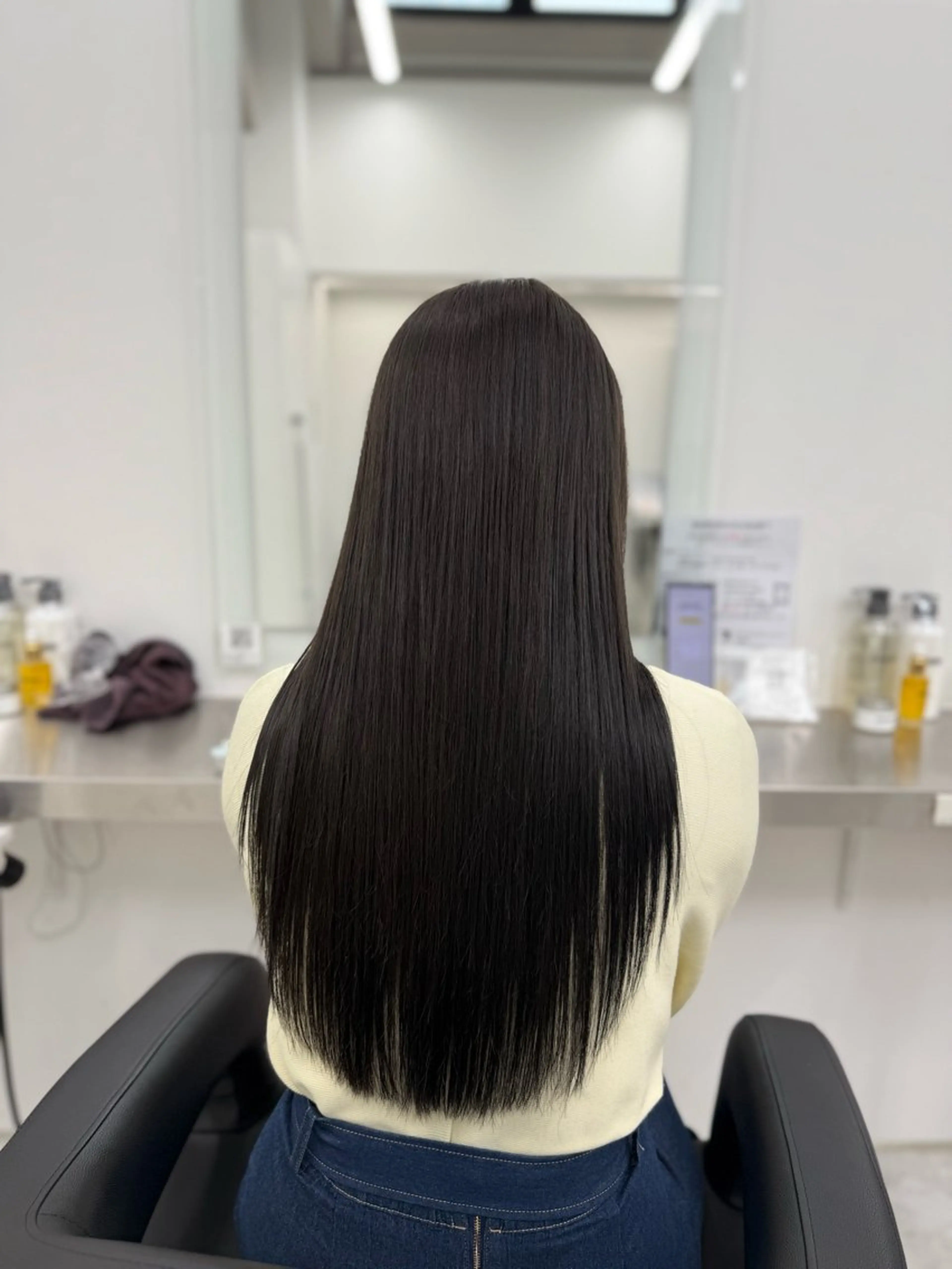 ロング カラー 中韓レイヤー/ ブラウン🤎はやとのヘアスタイル