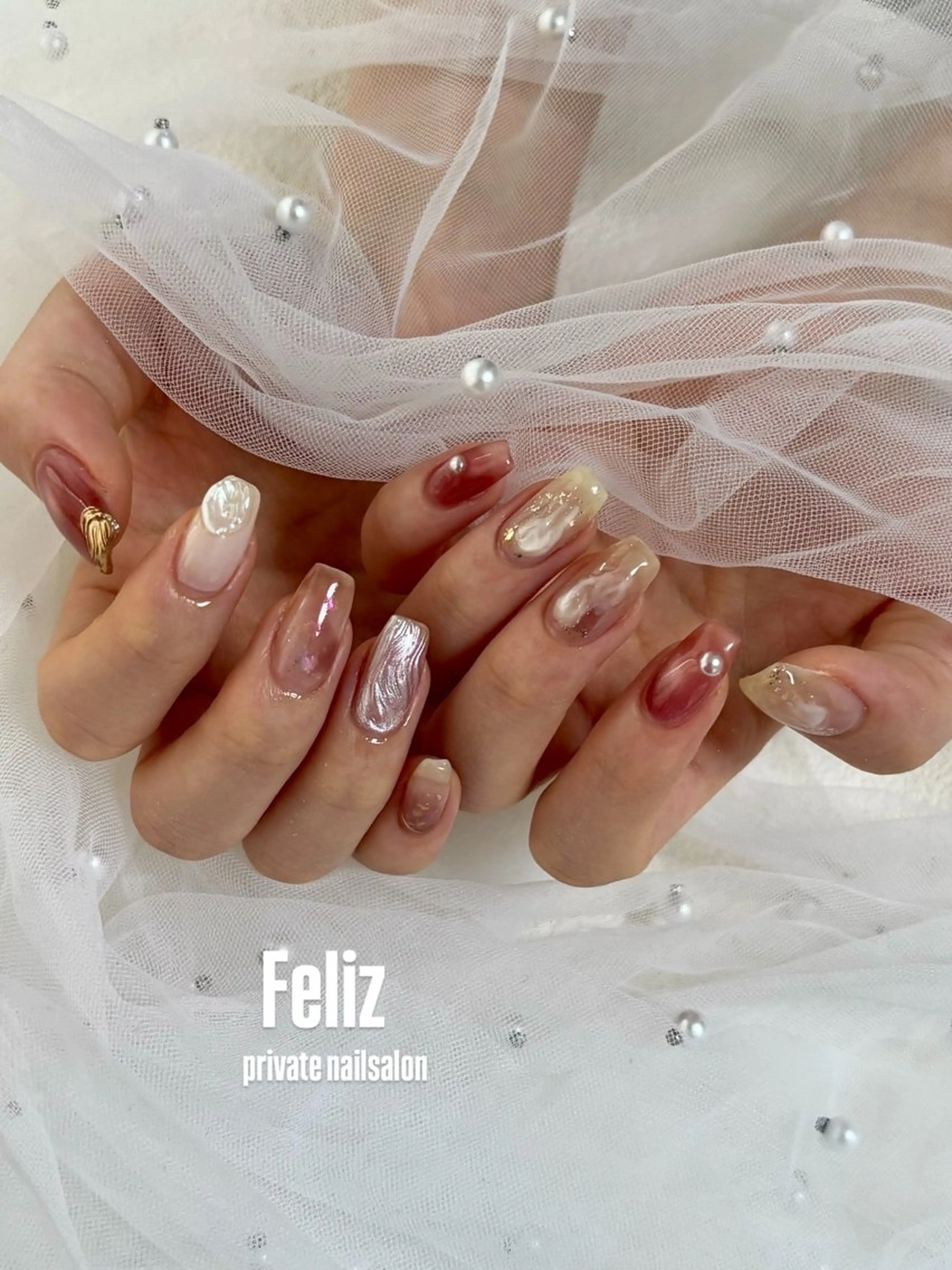 ネイル Feliz 楽しいネイルサロンのネイルデザイン