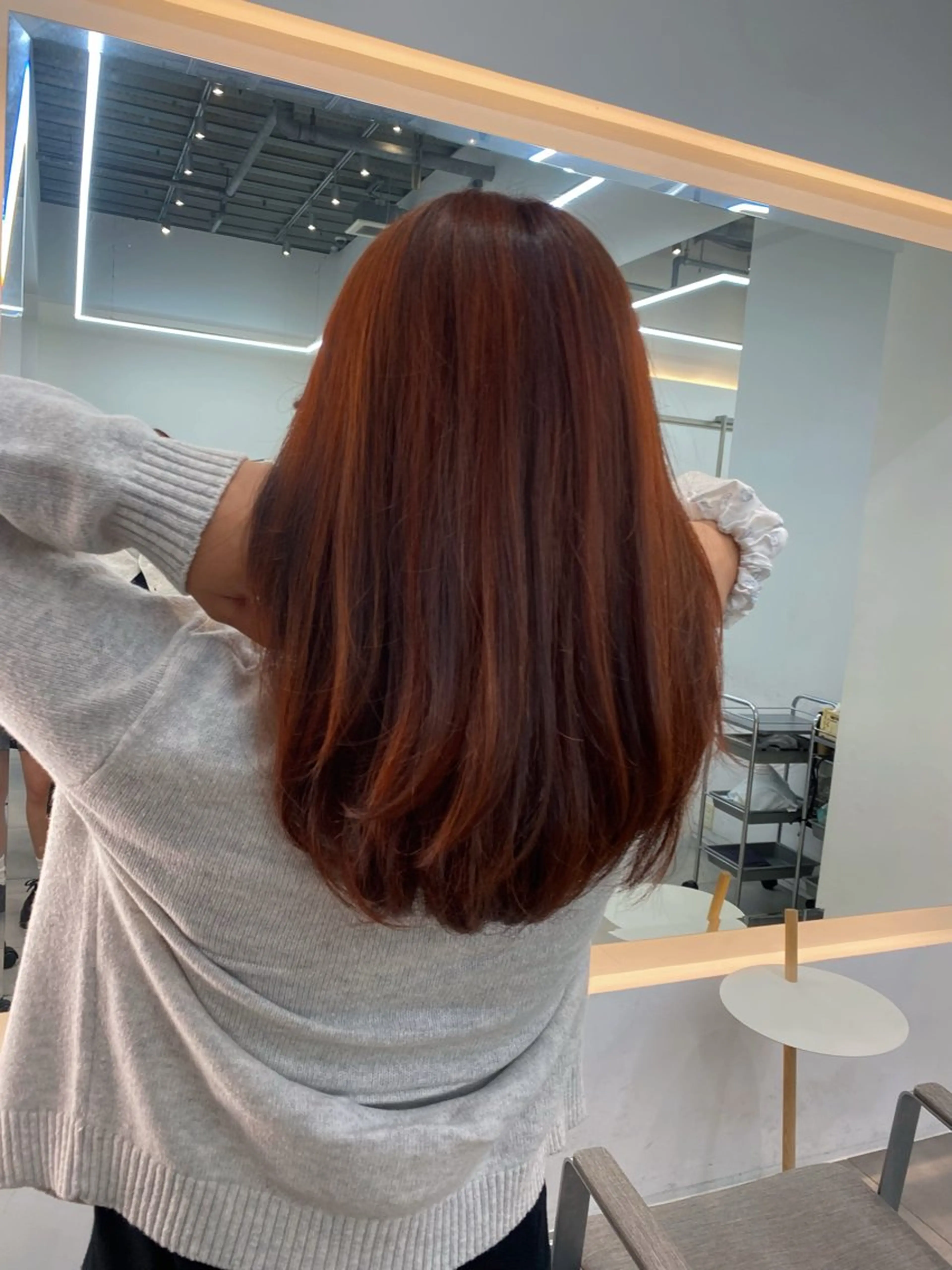 カラー カット ヘアカラー nok所属・レイヤー/ベージュ/ どますず🌺のヘアスタイル