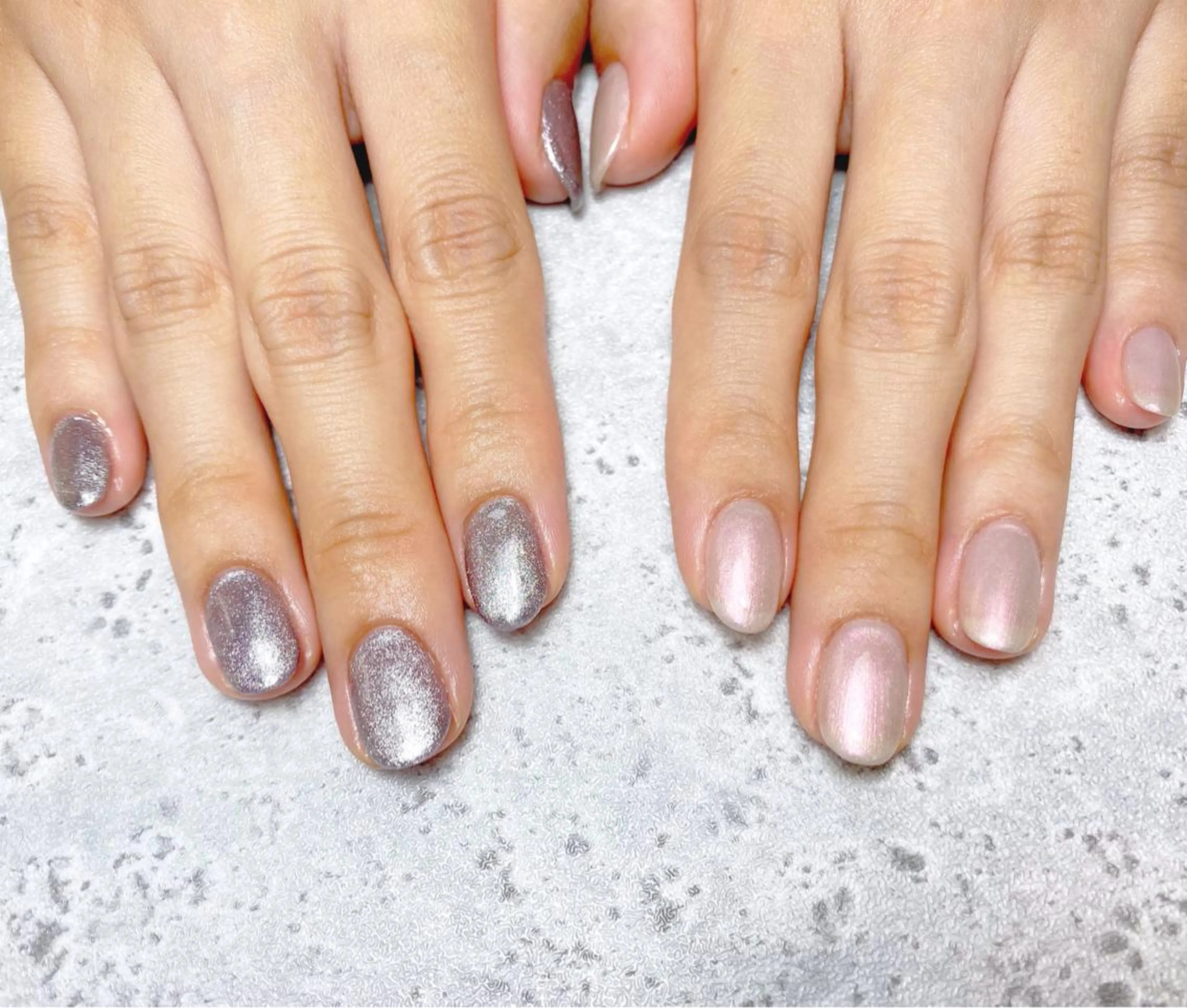 ネイル マグネットネイル ワンカラーネイル ハンドネイル 🌿Charme🌿 MAIのネイルデザイン