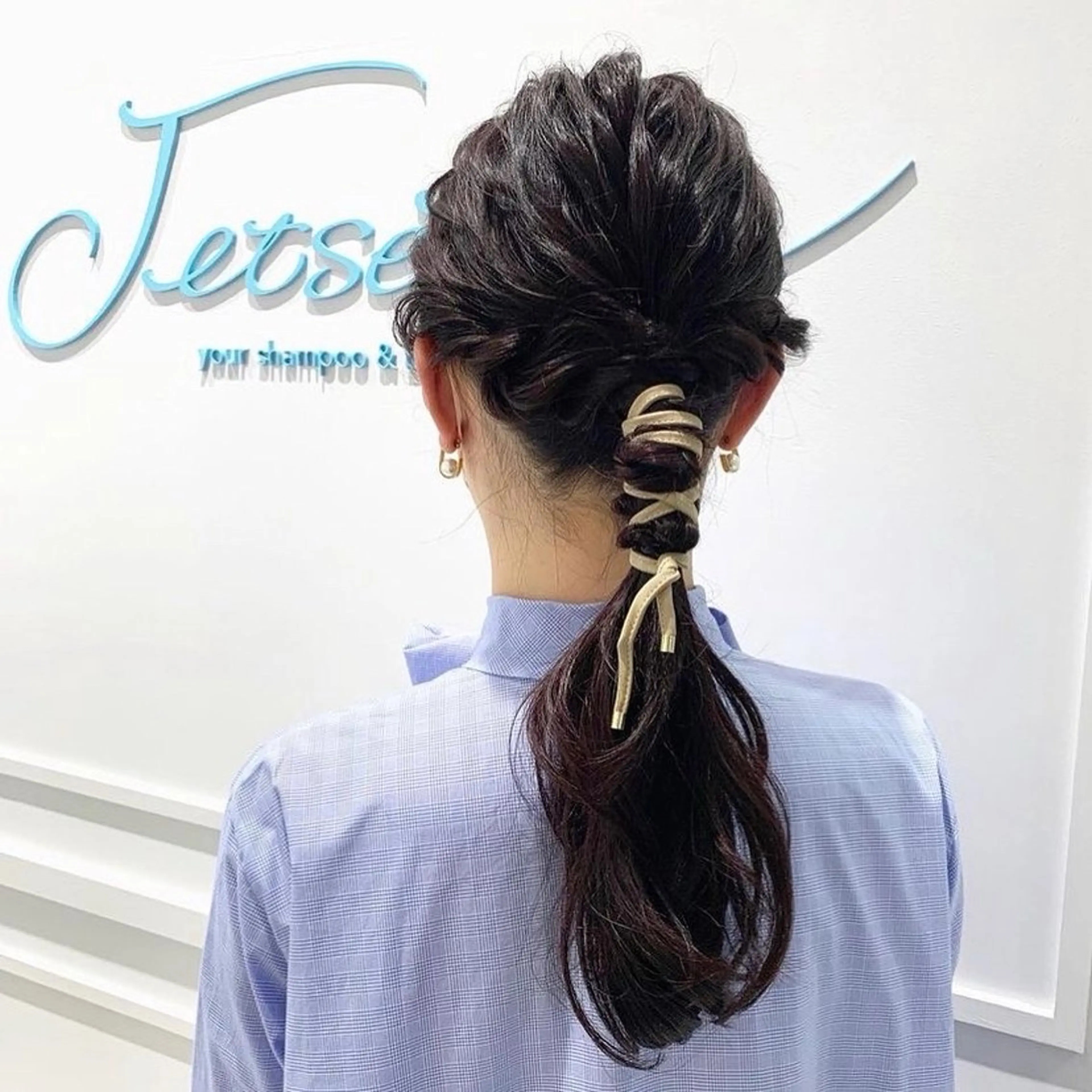 ロング ヘアアレンジ Jet Set虎ノ門ヒルズのヘアスタイル