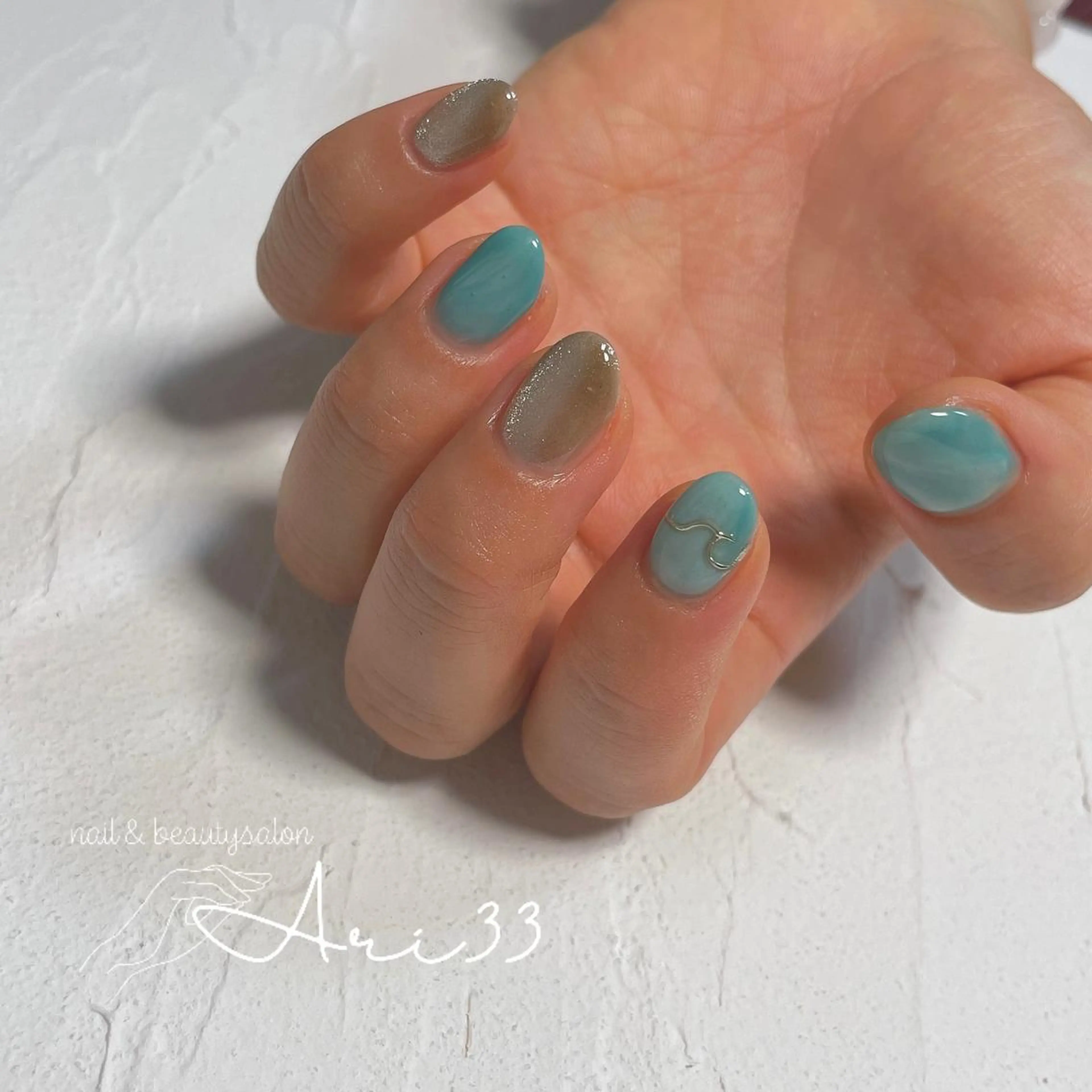 ネイル ハンドネイル プライベートサロン Ari33nailのネイルデザイン