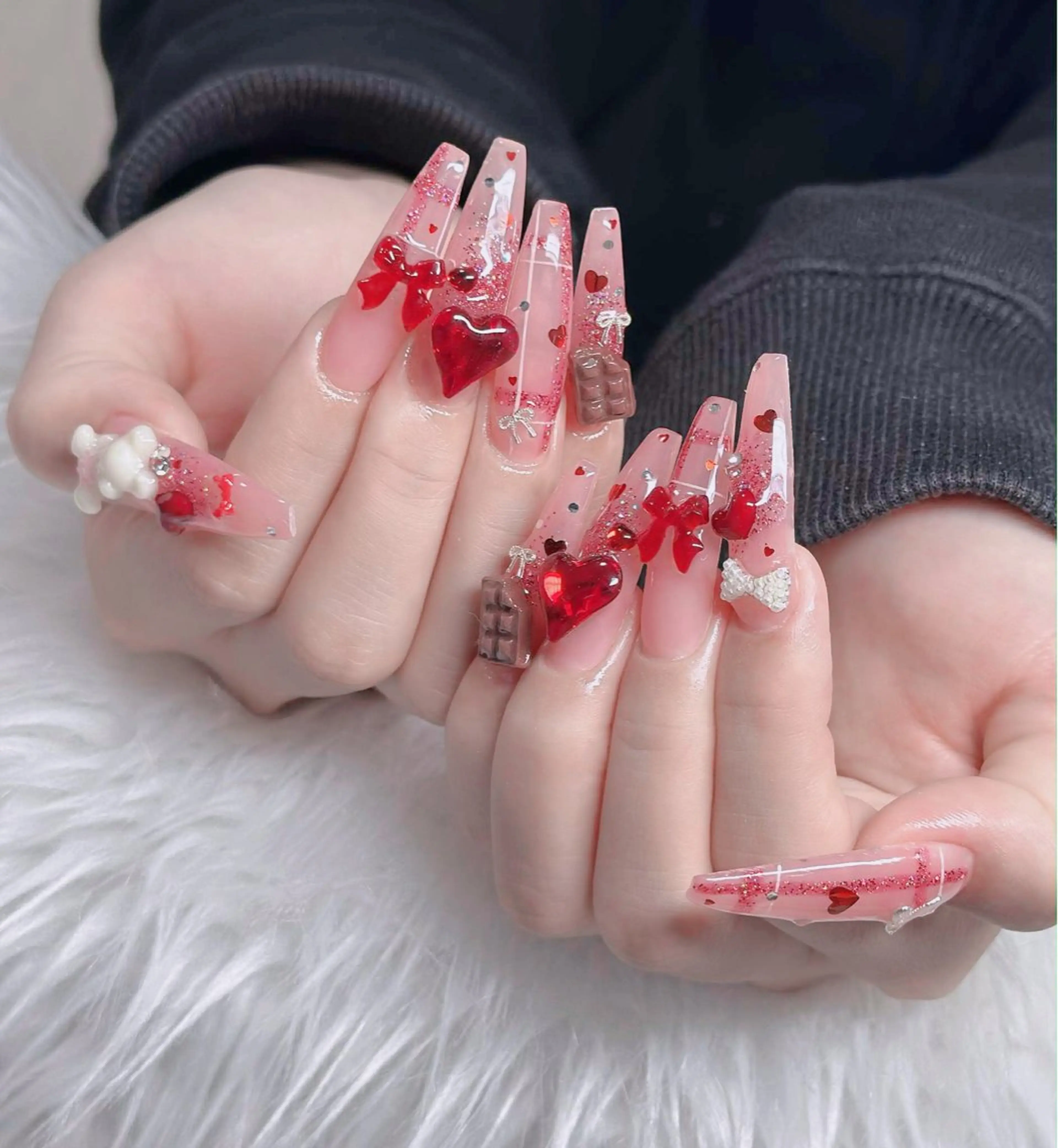 ネイル フレンチネイル ジェルネイル ハロウィン 韓国ネイル マグネットネイル ハンドネイル Hbaby nailのネイルデザイン