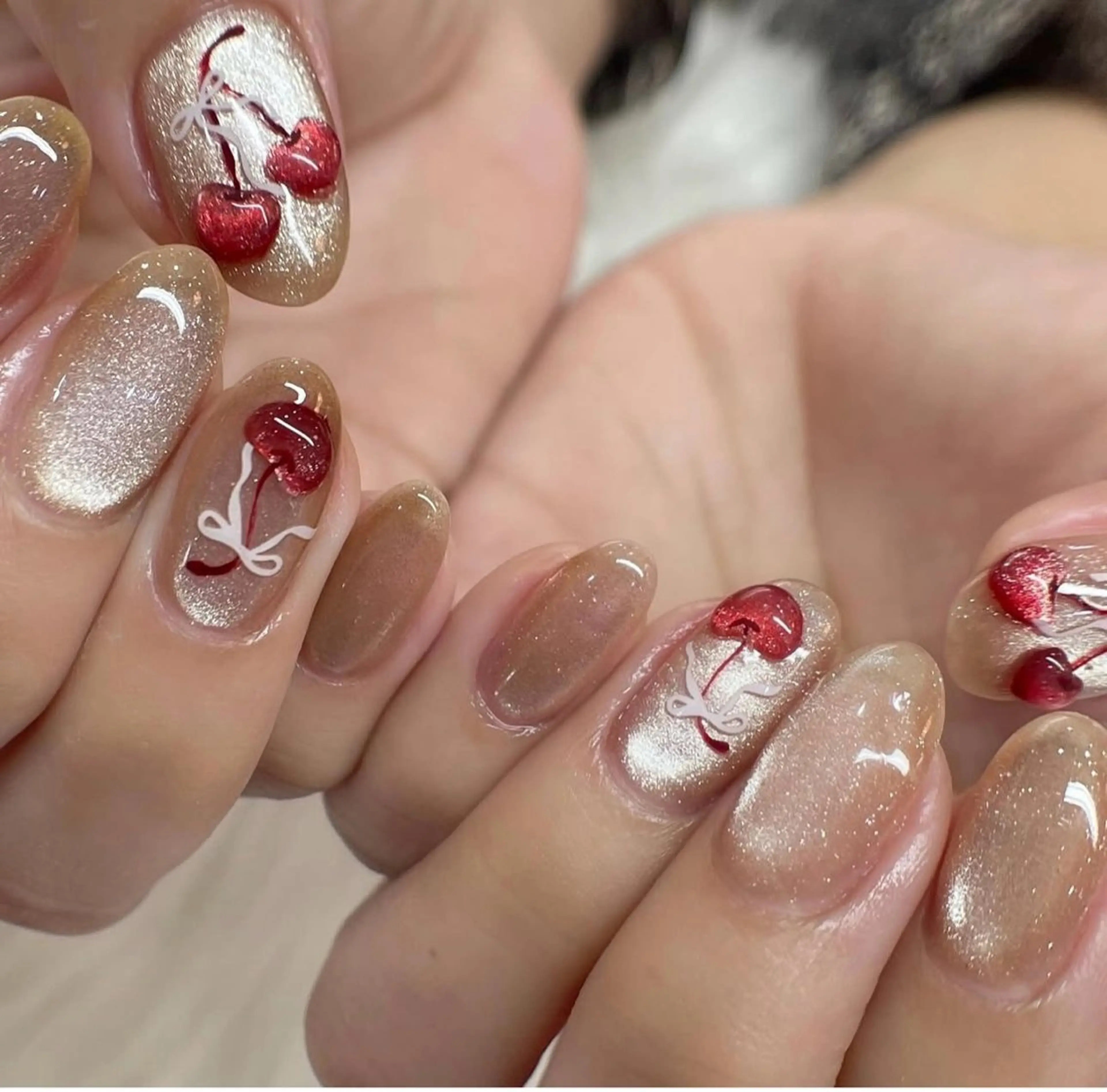 ネイル 韓国ネイル 持ち込み ニュアンスネイル ネイルチップ ハンドネイル TABI ANA.CHUOのネイルデザイン