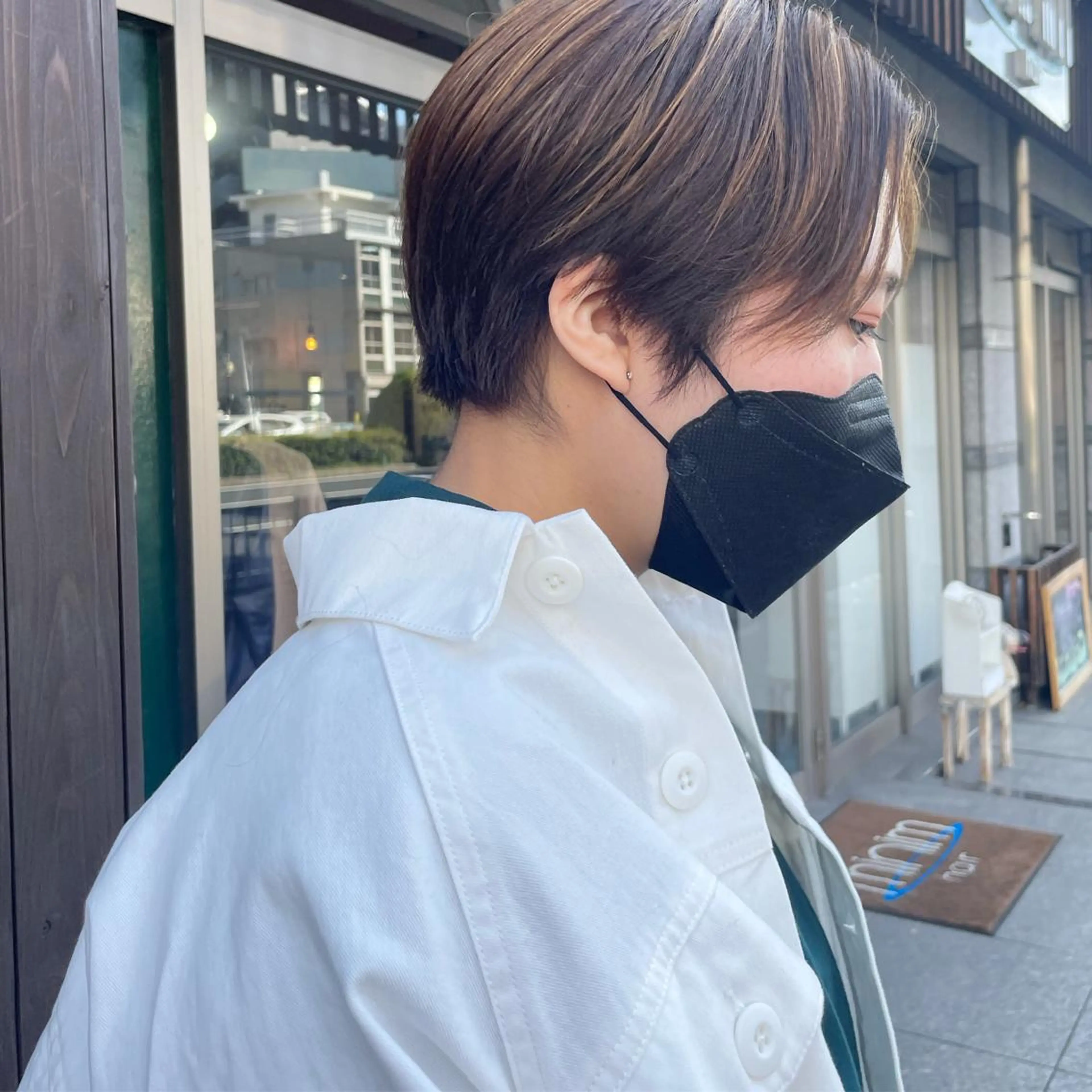 ショート カラー レイヤー/高橋 みく /池下/千種のヘアスタイル