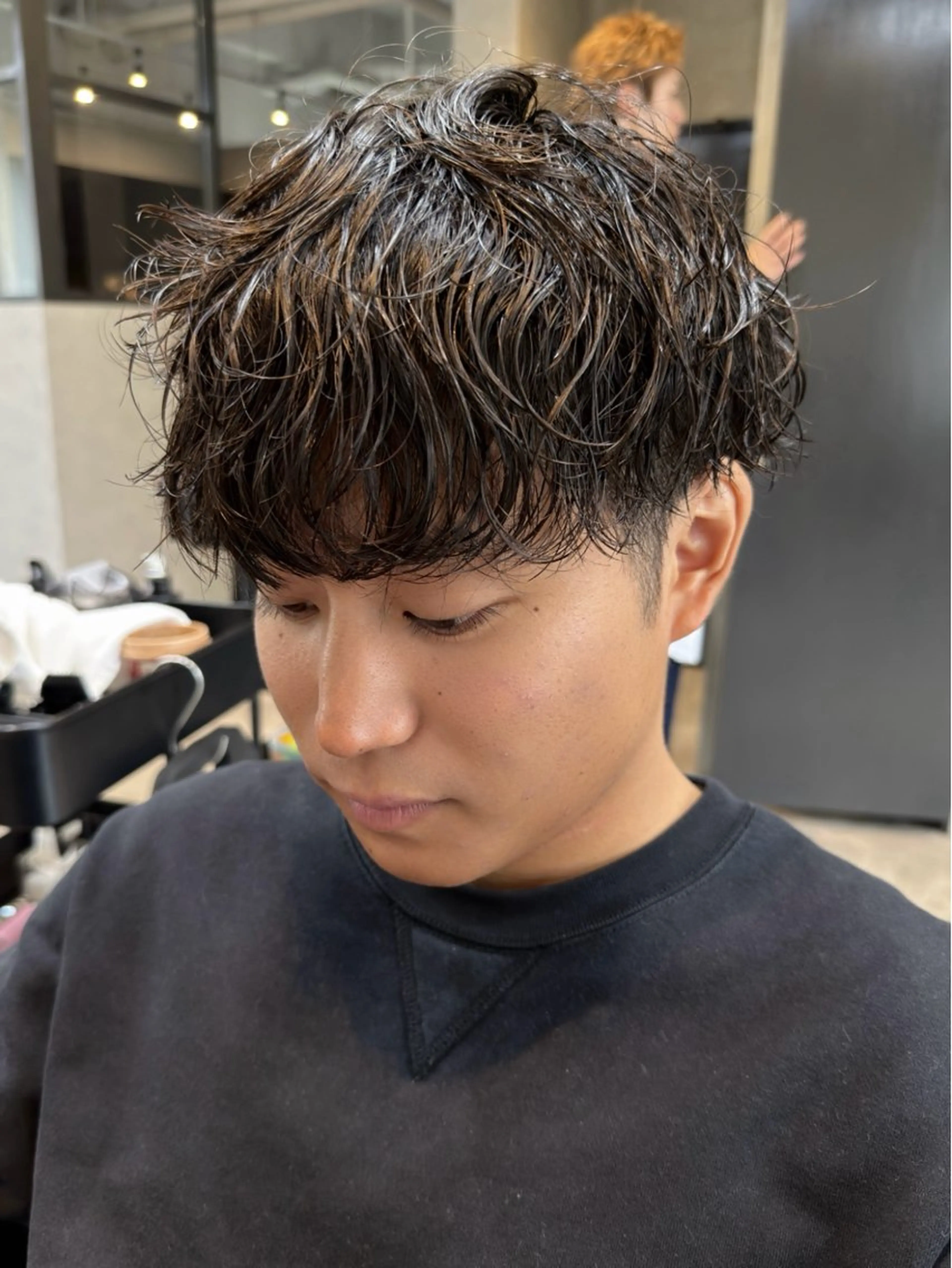 メンズカット+パーマorカラーの写真