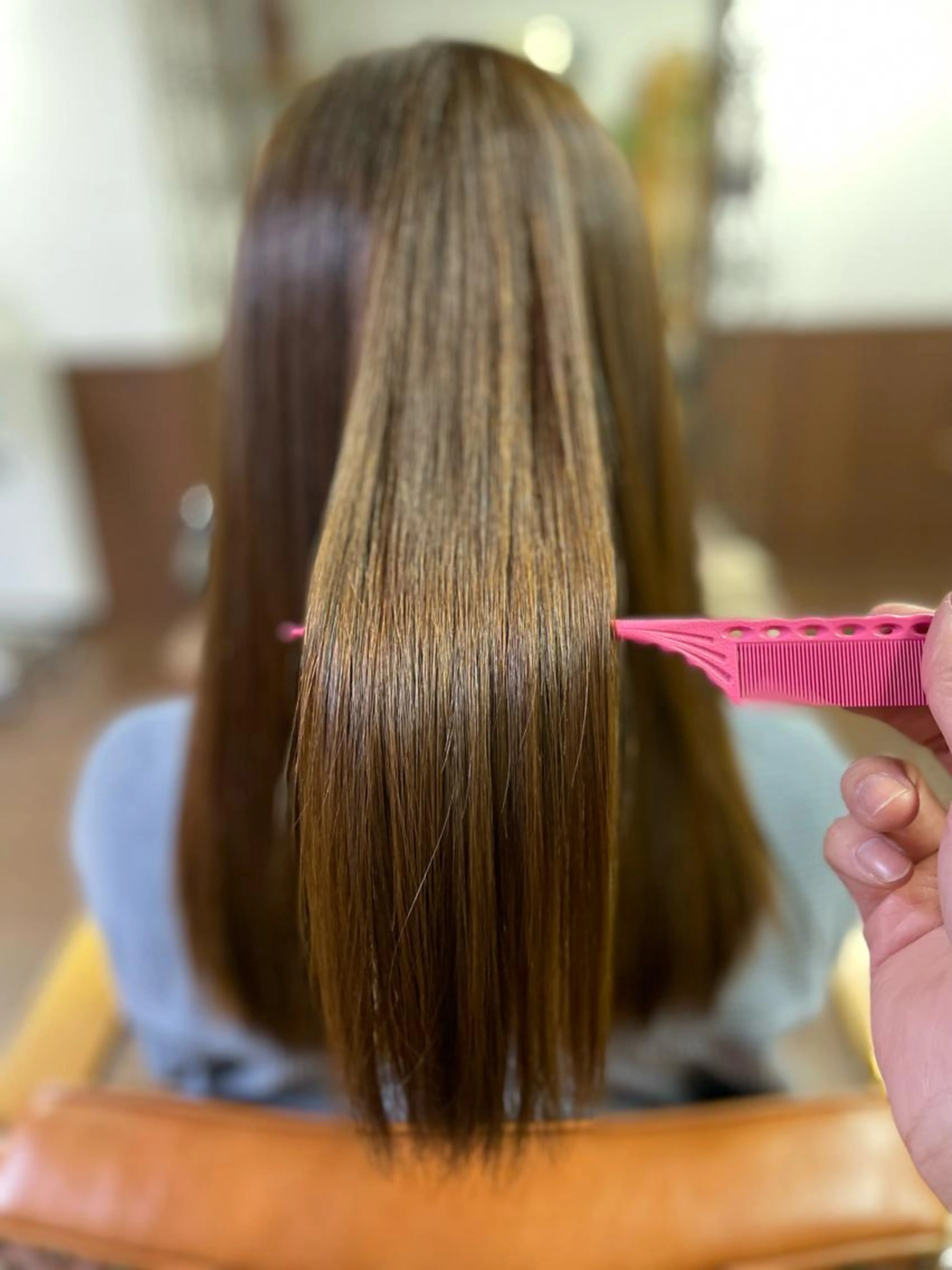 ☆酸性ストレートの縮毛矯正ヘブンリー☆＋カット＋カラー【白髪染めも対応】の写真