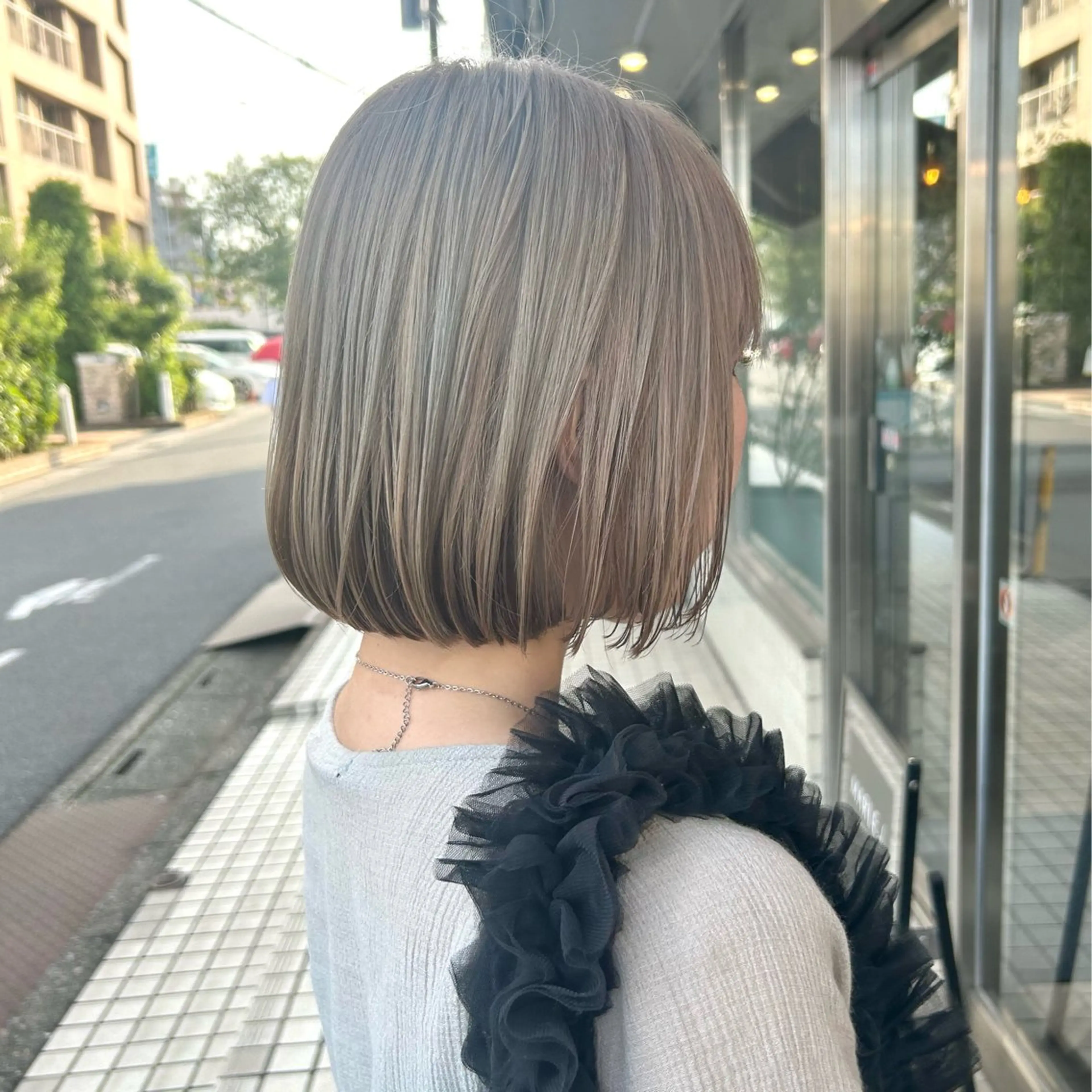 カラー 🎠🤍minami ブリーチ🤍🎠のヘアスタイル