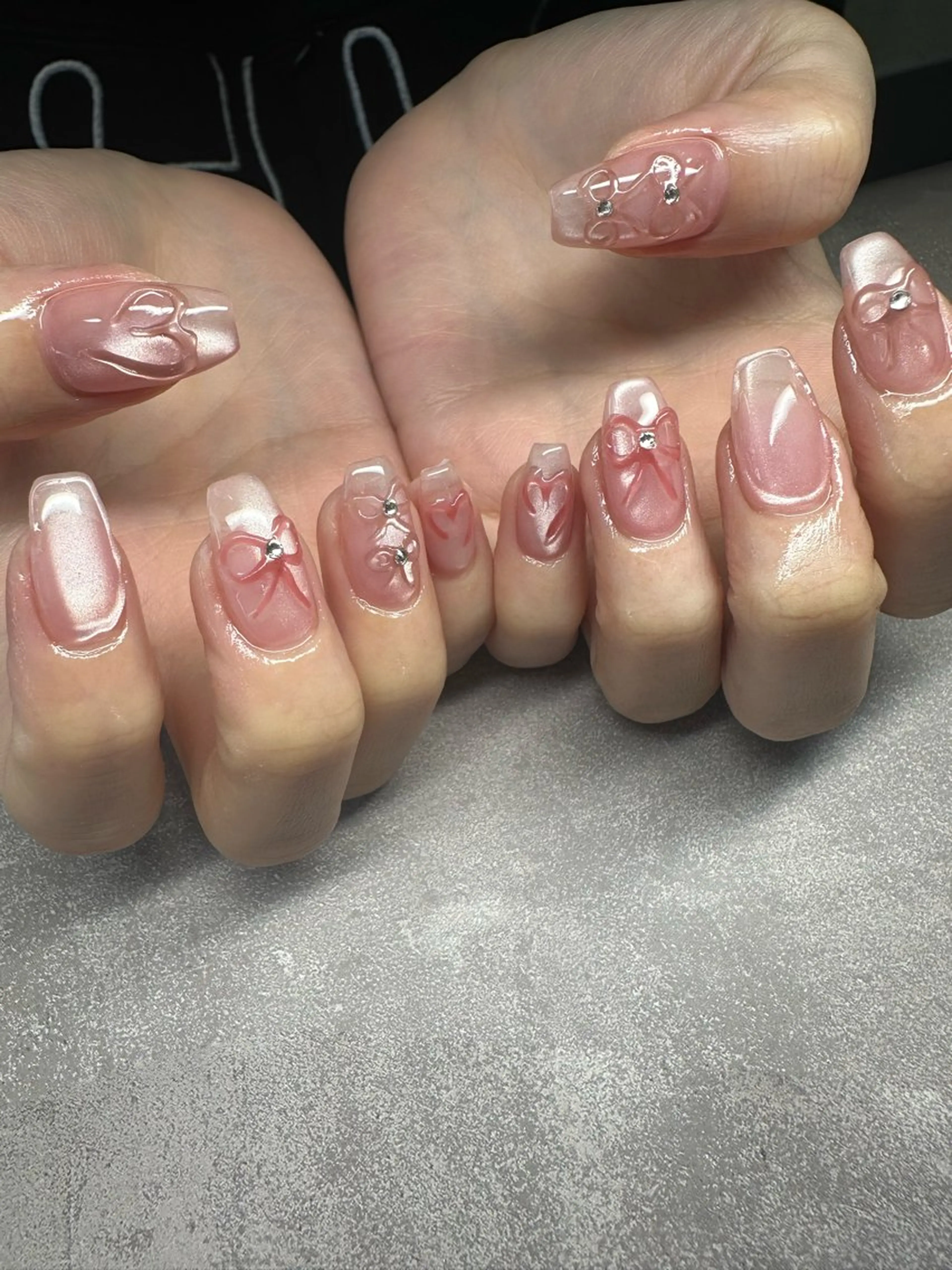 ネイル マグネットネイル 高野 梨紗子のネイルデザイン