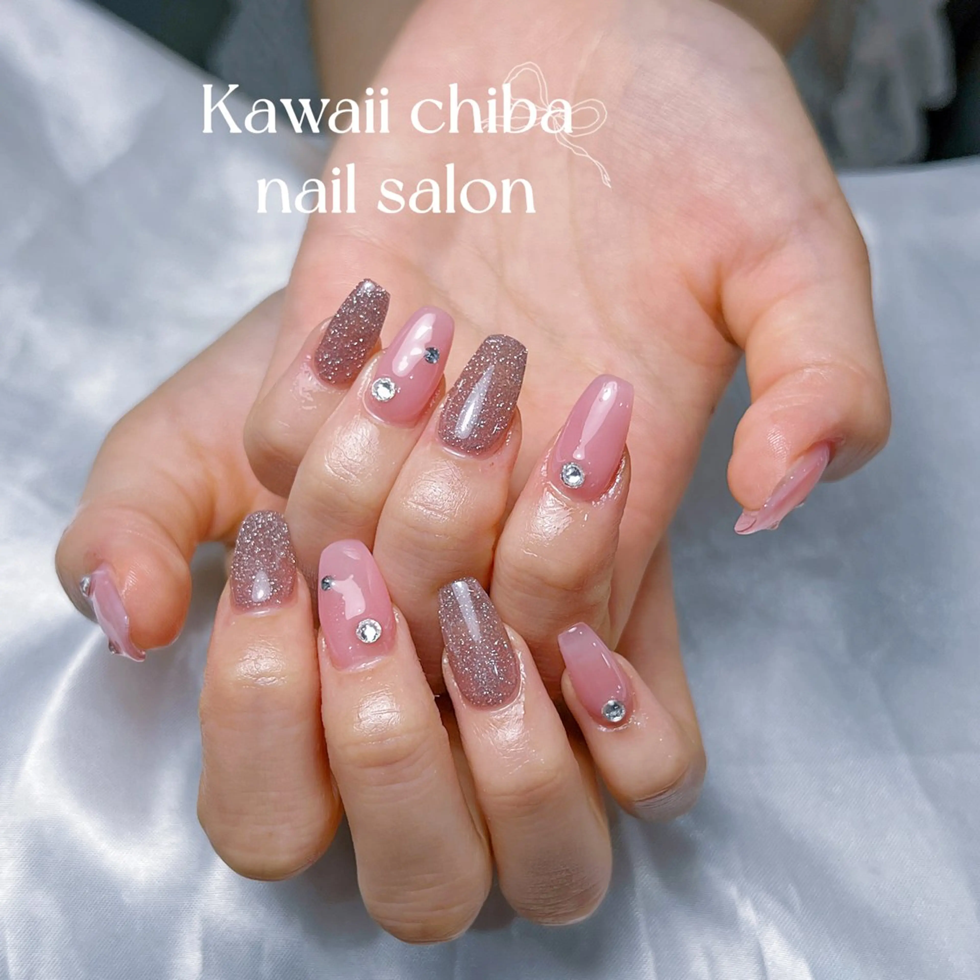 ネイル チークネイル ドット フレンチネイル 韓国ネイル レース ハンドネイル ハンドケア Kawaii Nail Salonのネイルデザイン