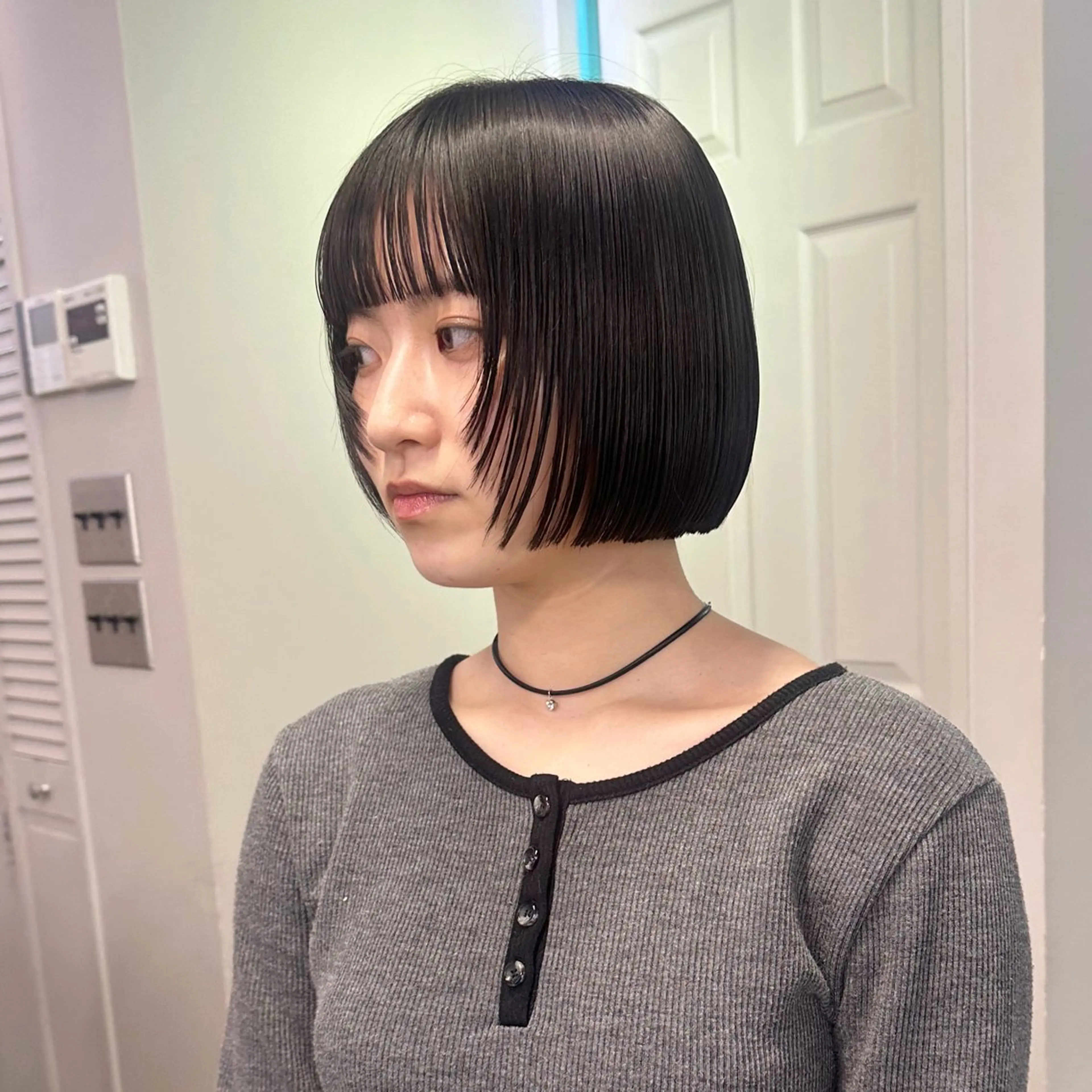 ショート ハッシュカット🎀 レイヤーカットのヘアスタイル