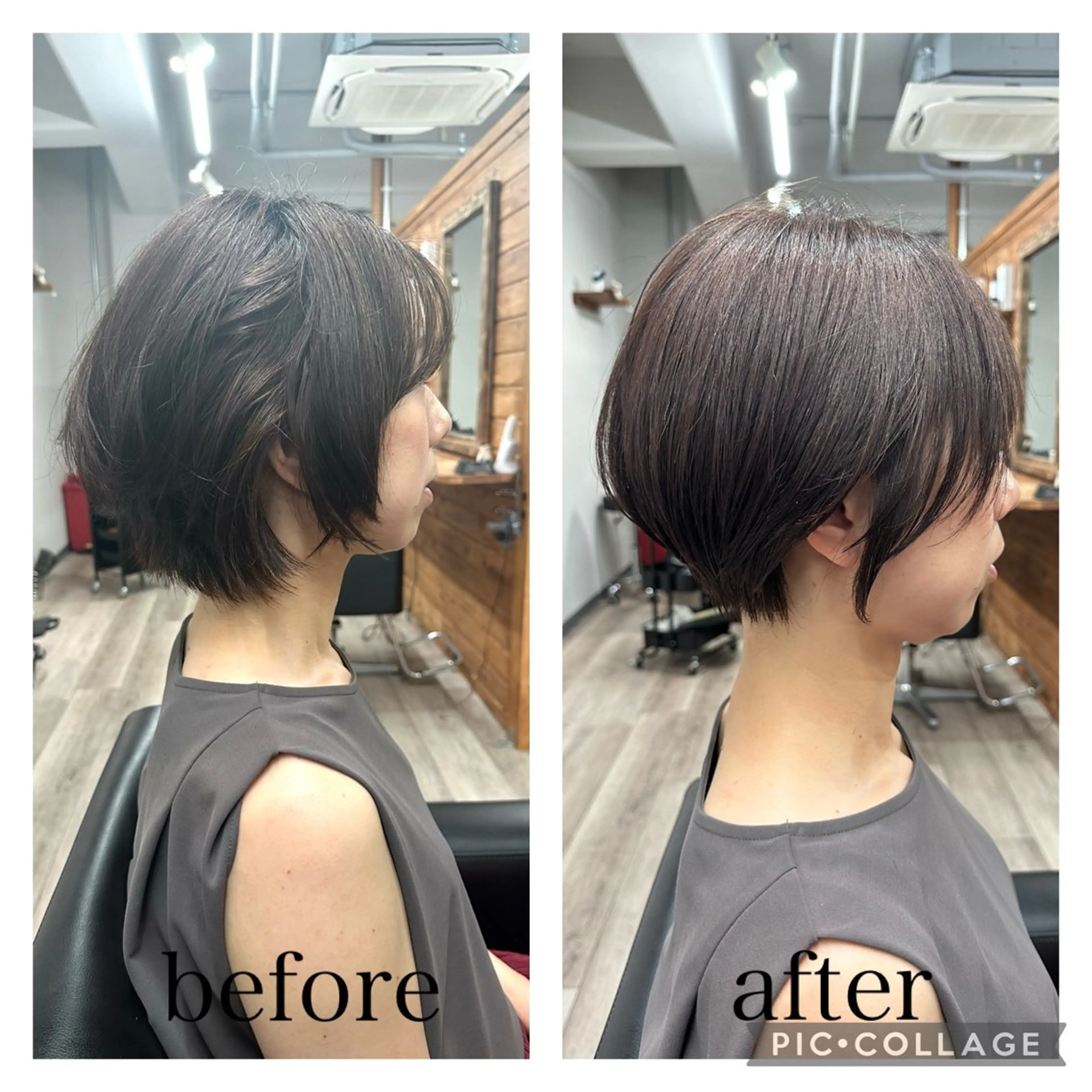 ショート カラー アンソニー ショウゴのヘアスタイル
