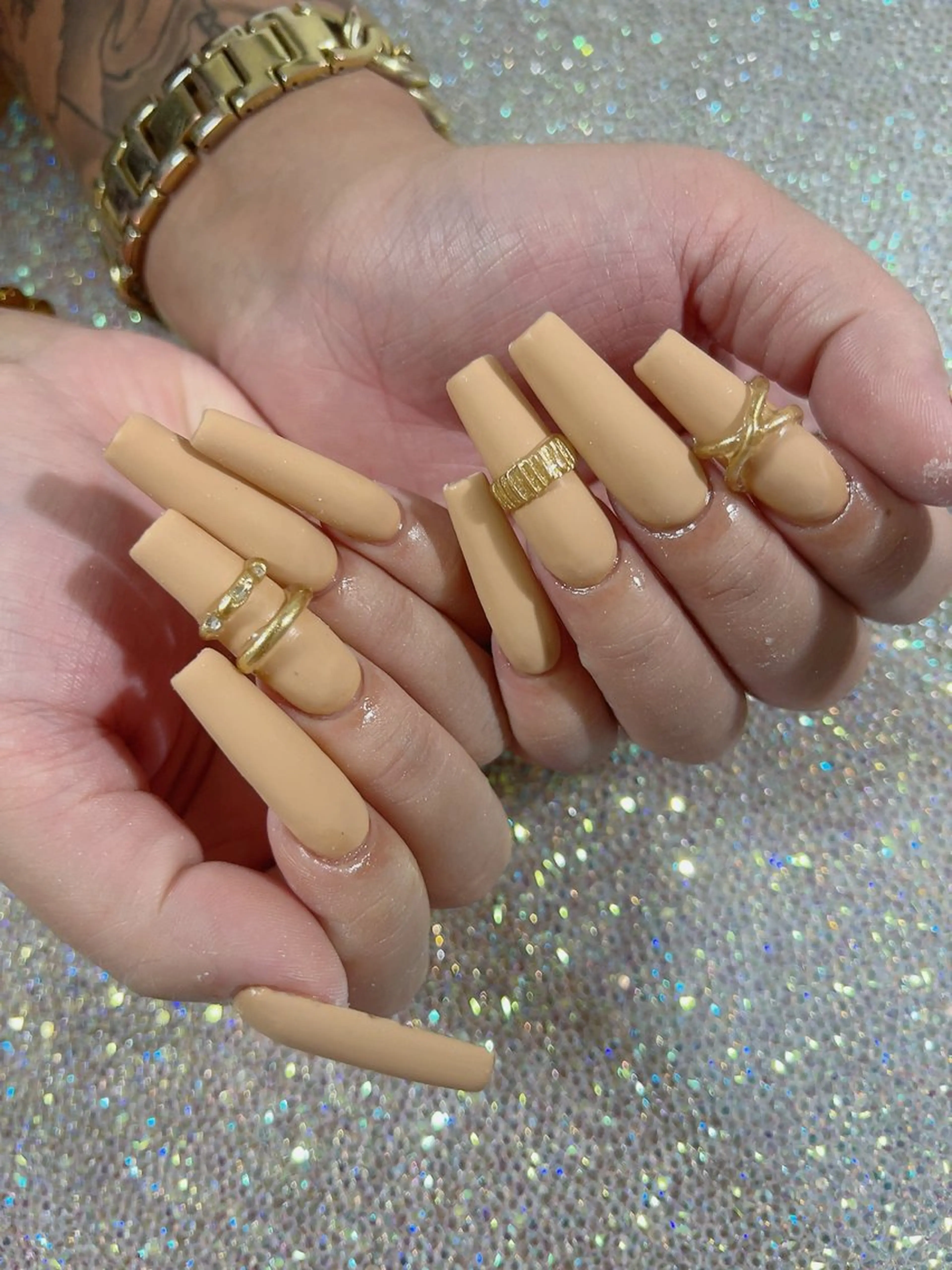 ネイル Koa woodのネイルデザイン