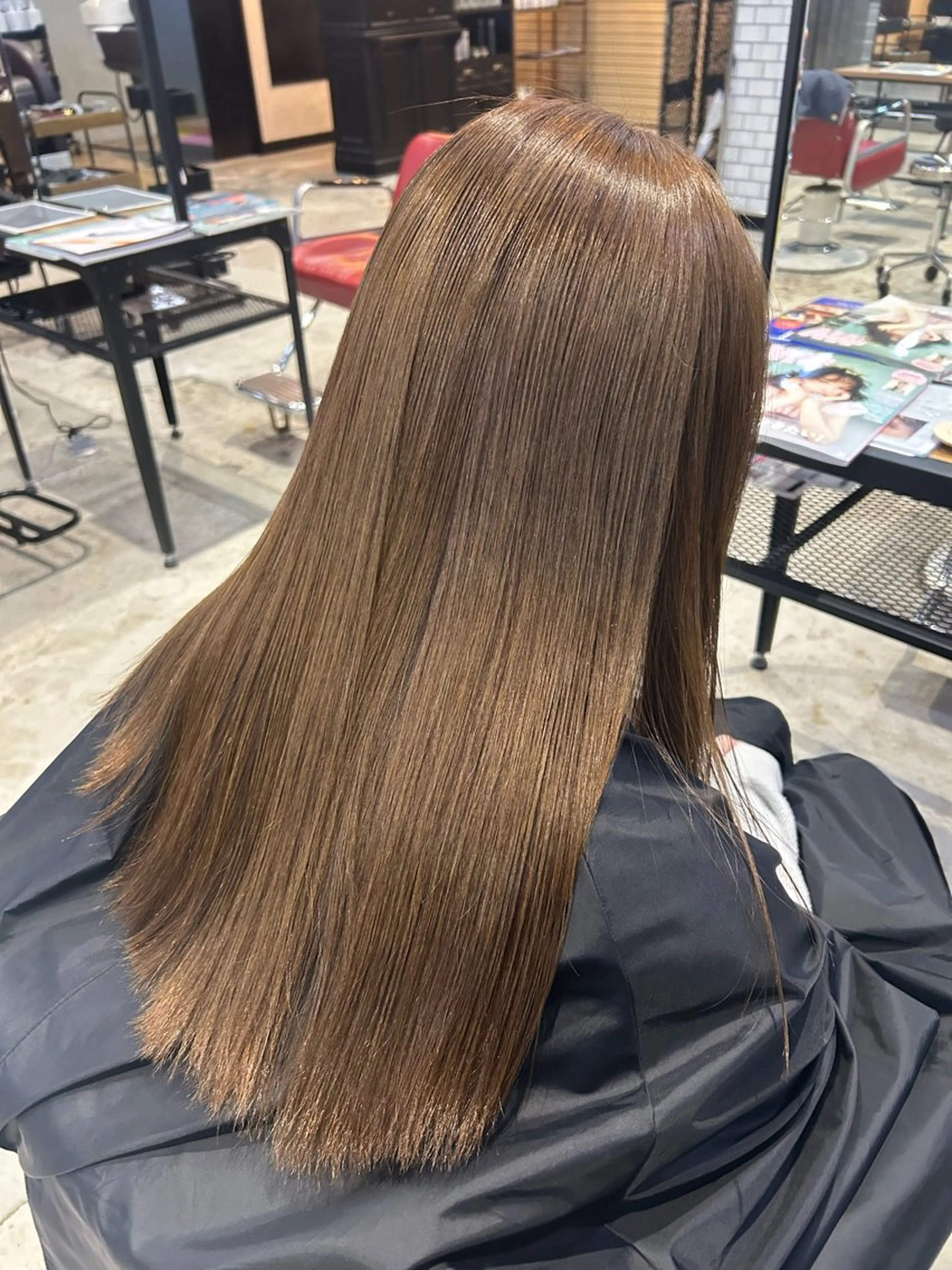 カラー ブラウンカラー ヘアカラー 植吉 琉月のヘアスタイル