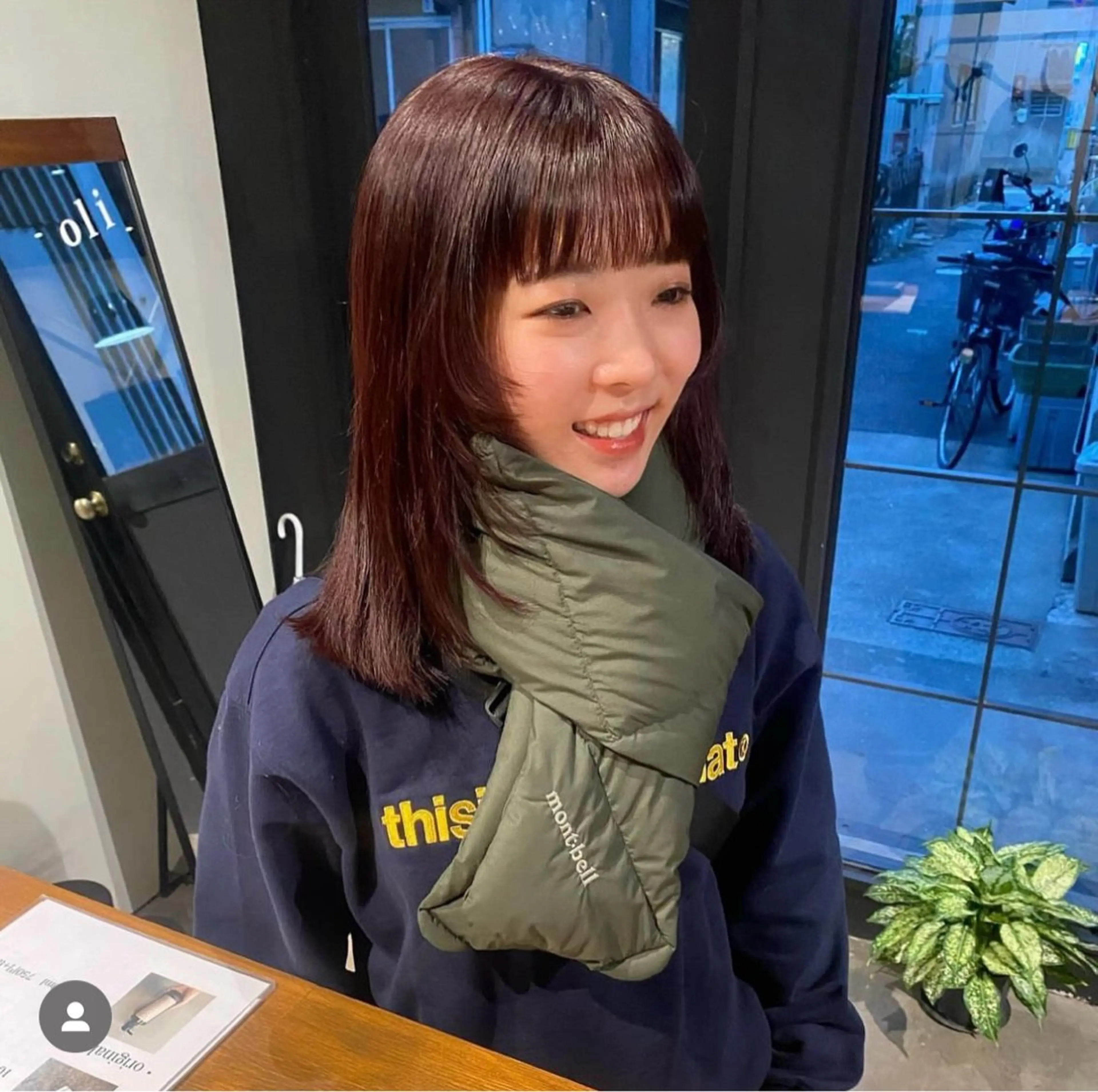 ミディアム the hinc所属・ami/大阪/暖色 /レイヤーカットのヘアスタイル