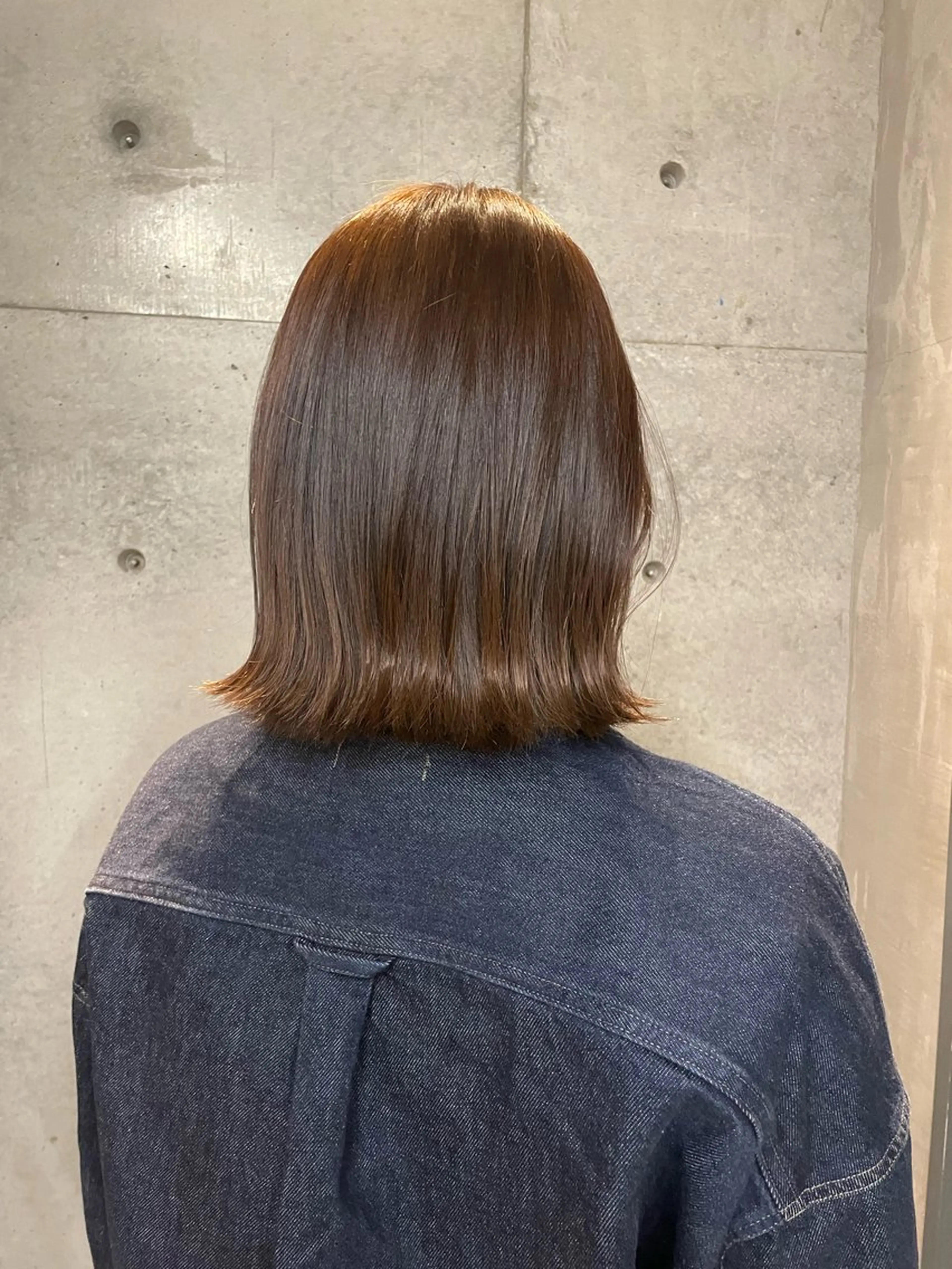ミディアム ヘアカラー トリートメント 小澤 わかなのヘアスタイル