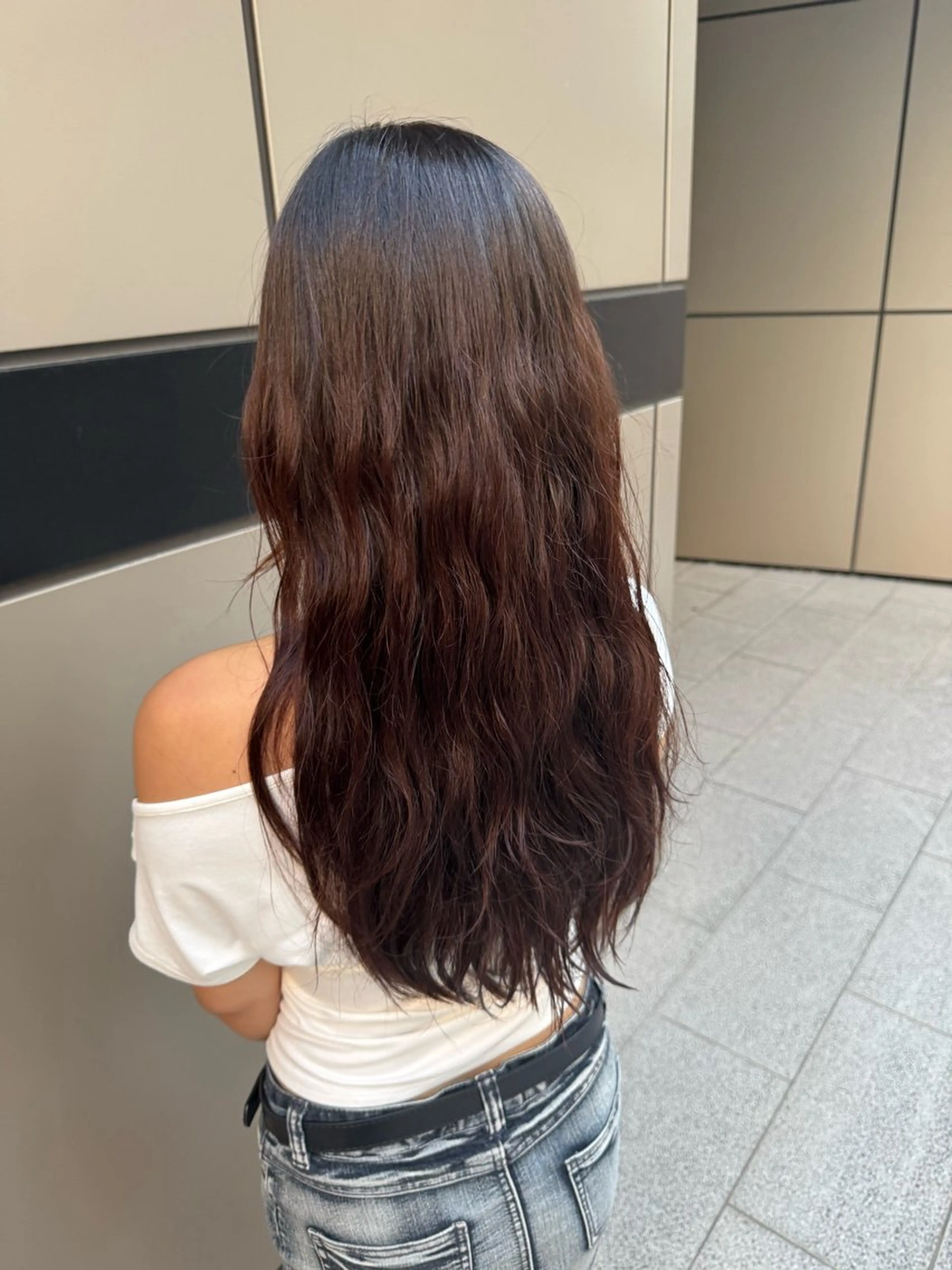 ロング 縮毛矯正/ボブ✨ 𝑨𝒀𝑼🎀のヘアスタイル