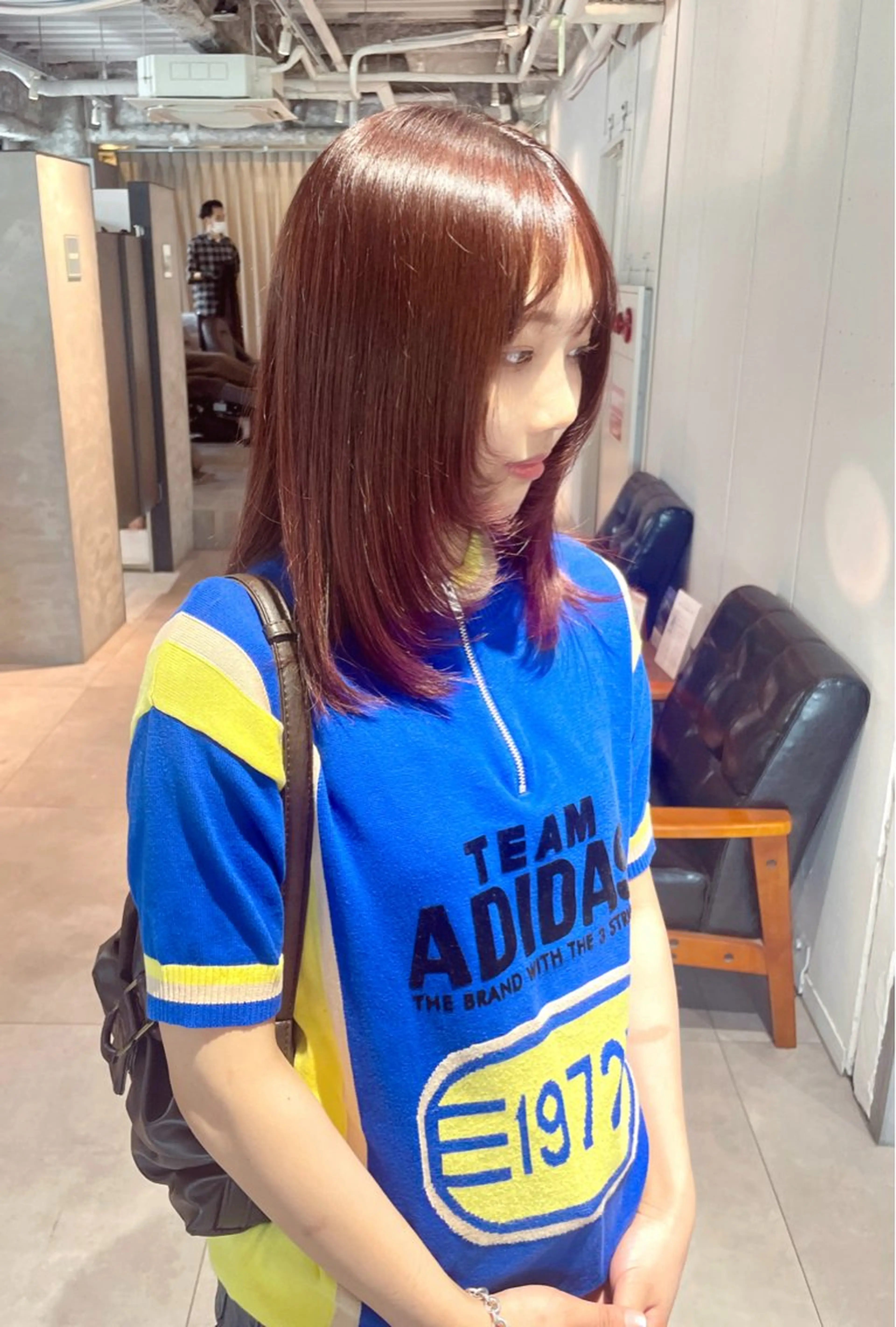 ミディアム カラー カット ヘアカラー CHERIM ❤️‍🔥新家光葉のヘアスタイル