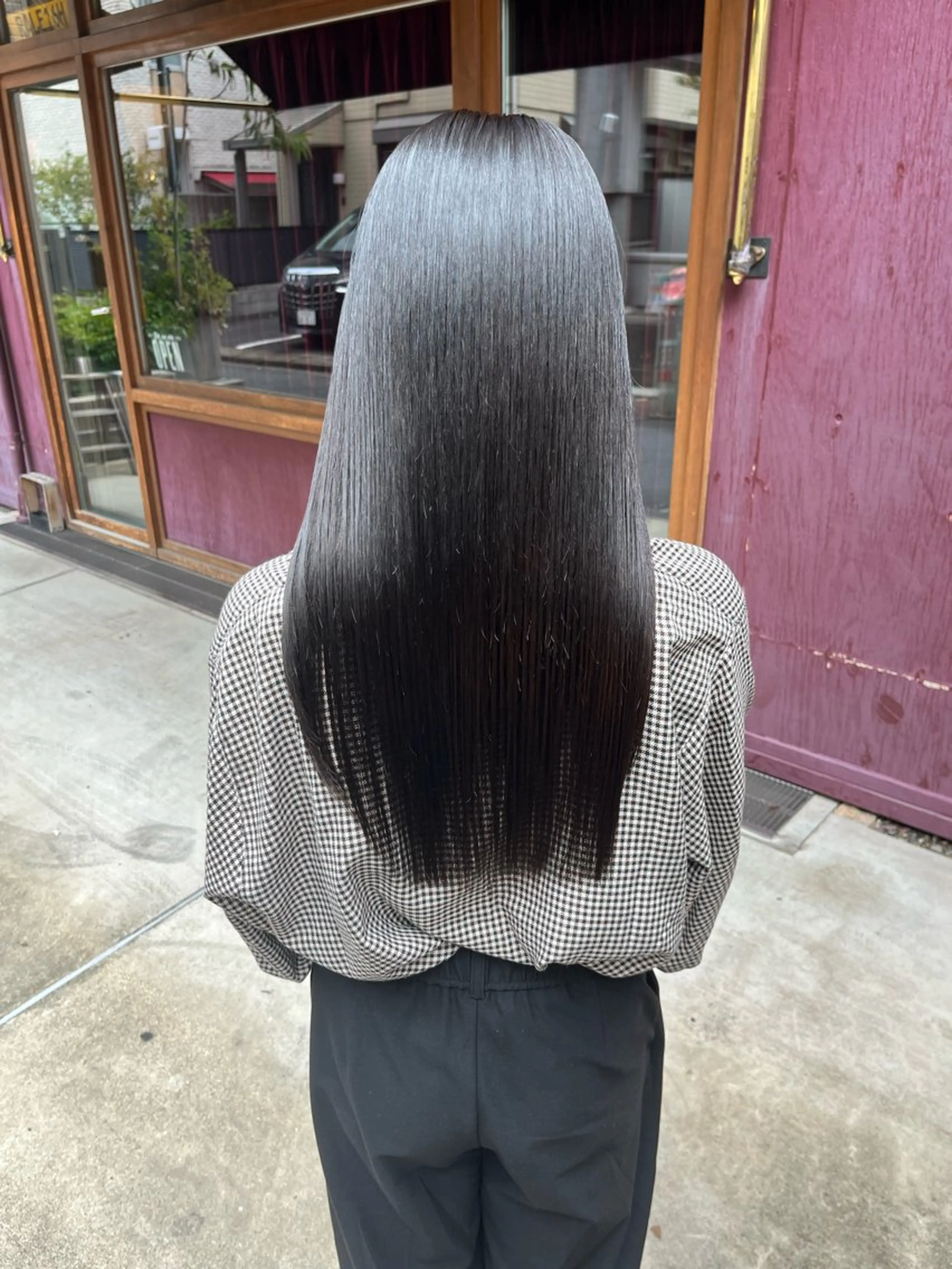 ロング ハイトーン/美髪矯正 🍃大江拓実のヘアスタイル