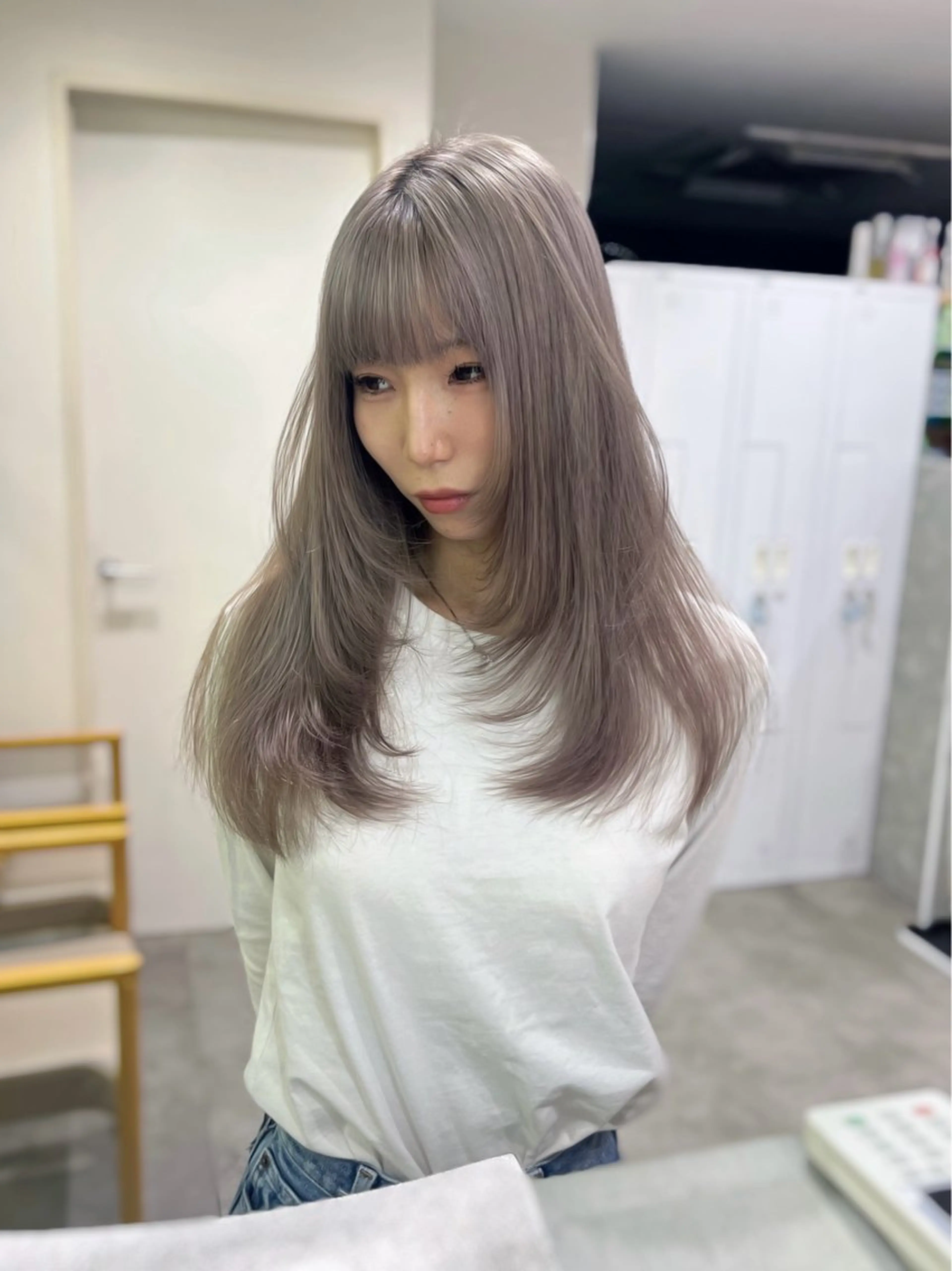 カラー 河原 楓樹のヘアスタイル