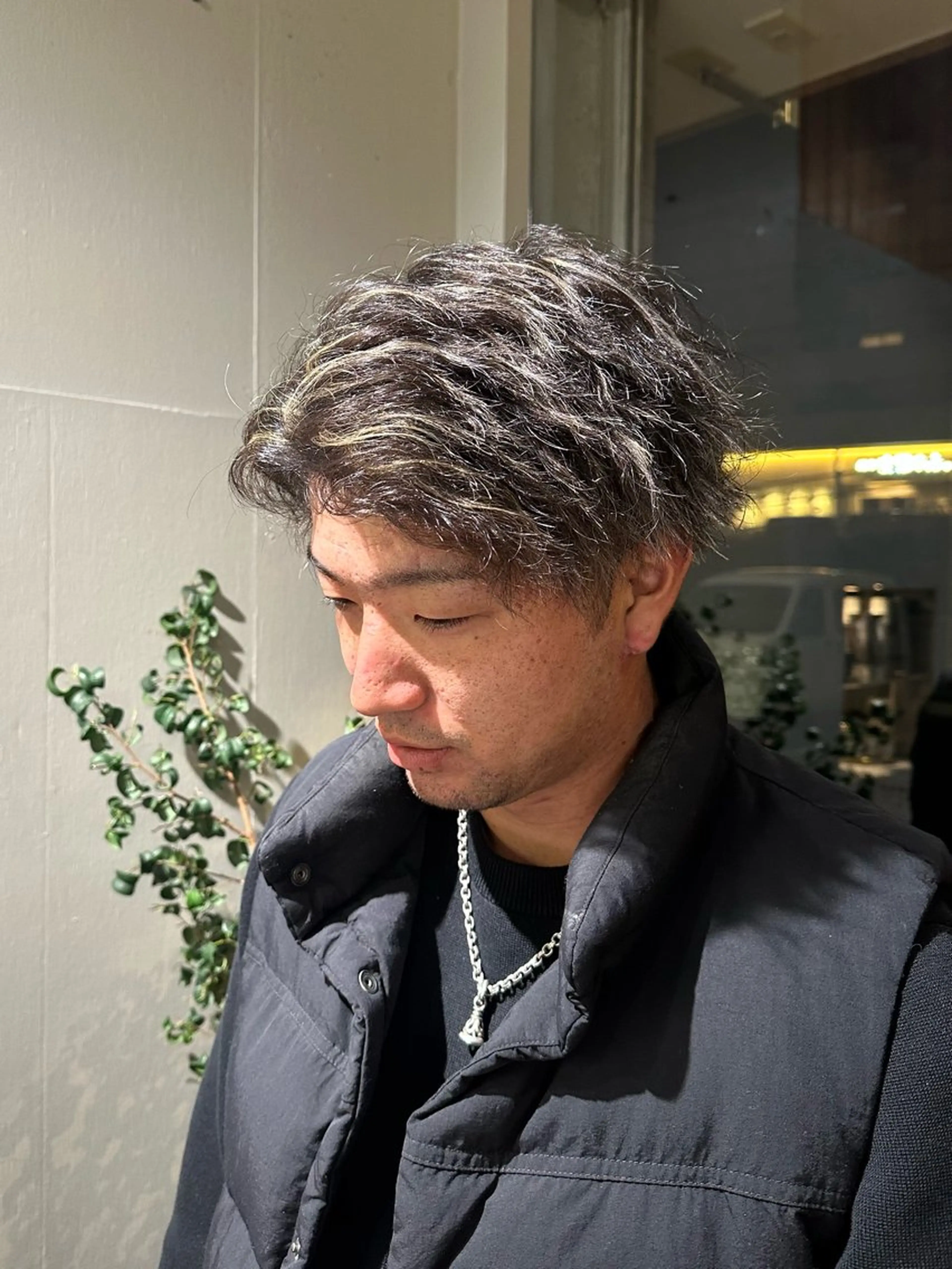 ショート カラー メンズ 加納 孝也のヘアスタイル